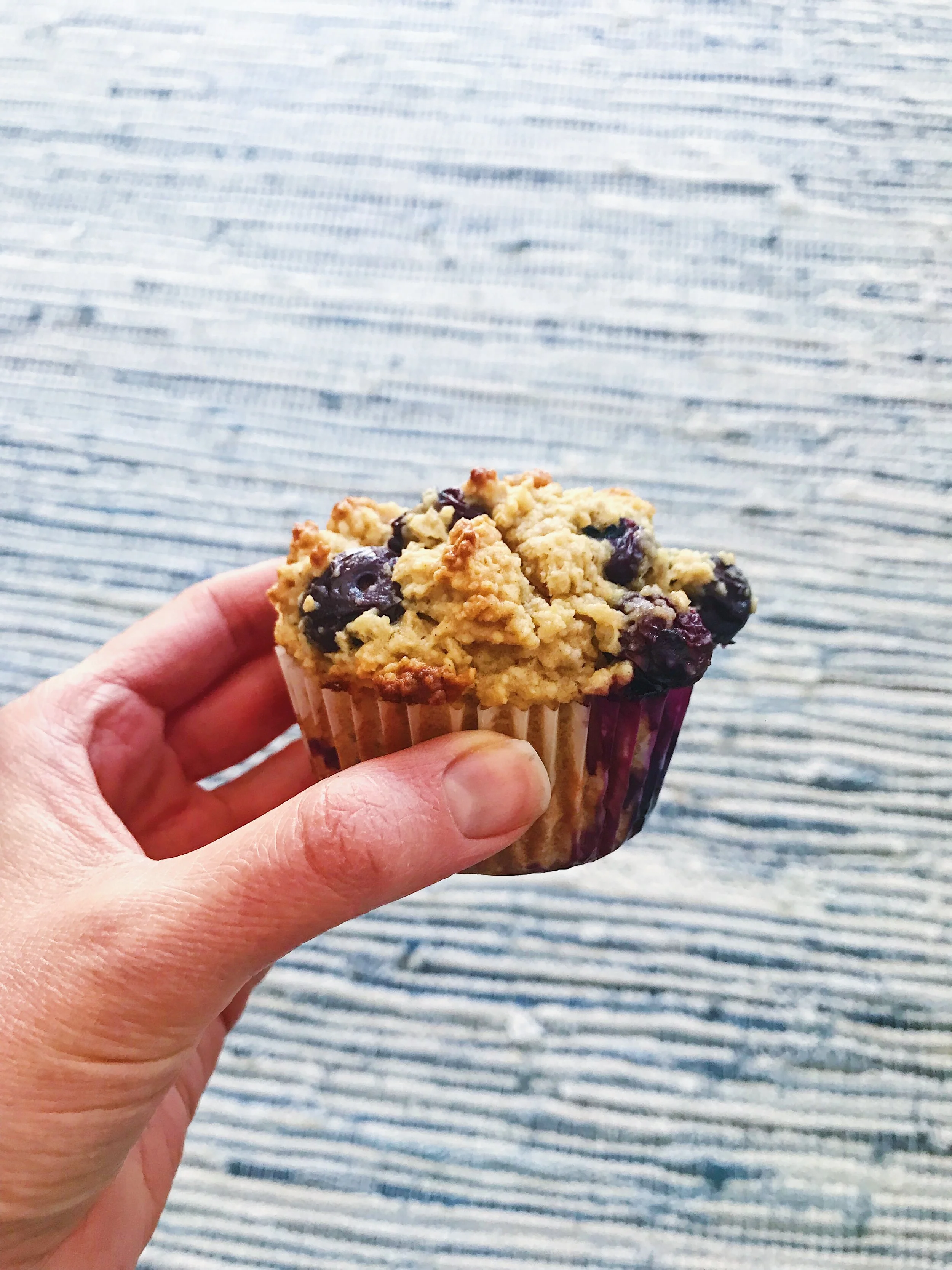 The BEST Healthier Blueberry Muffins