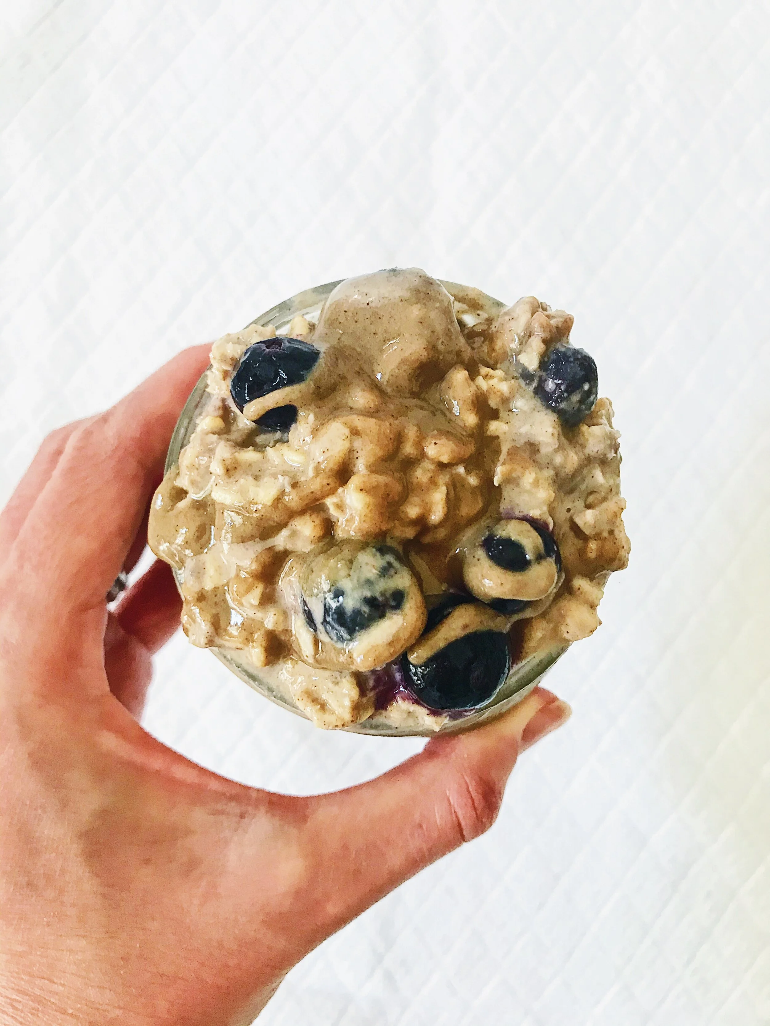 Blueberry Vanilla Spice Overnight Oats