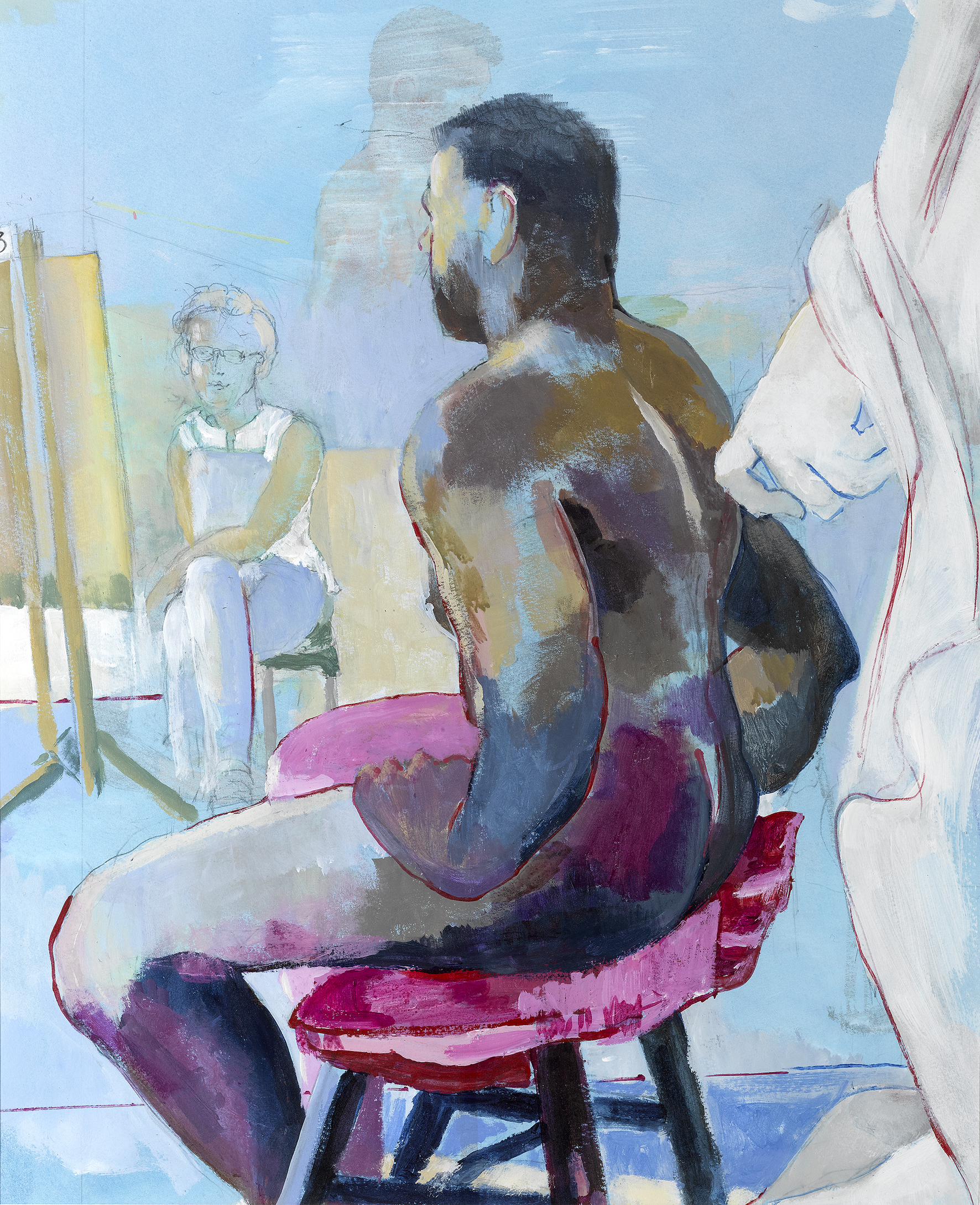 Man in the Painting Studio