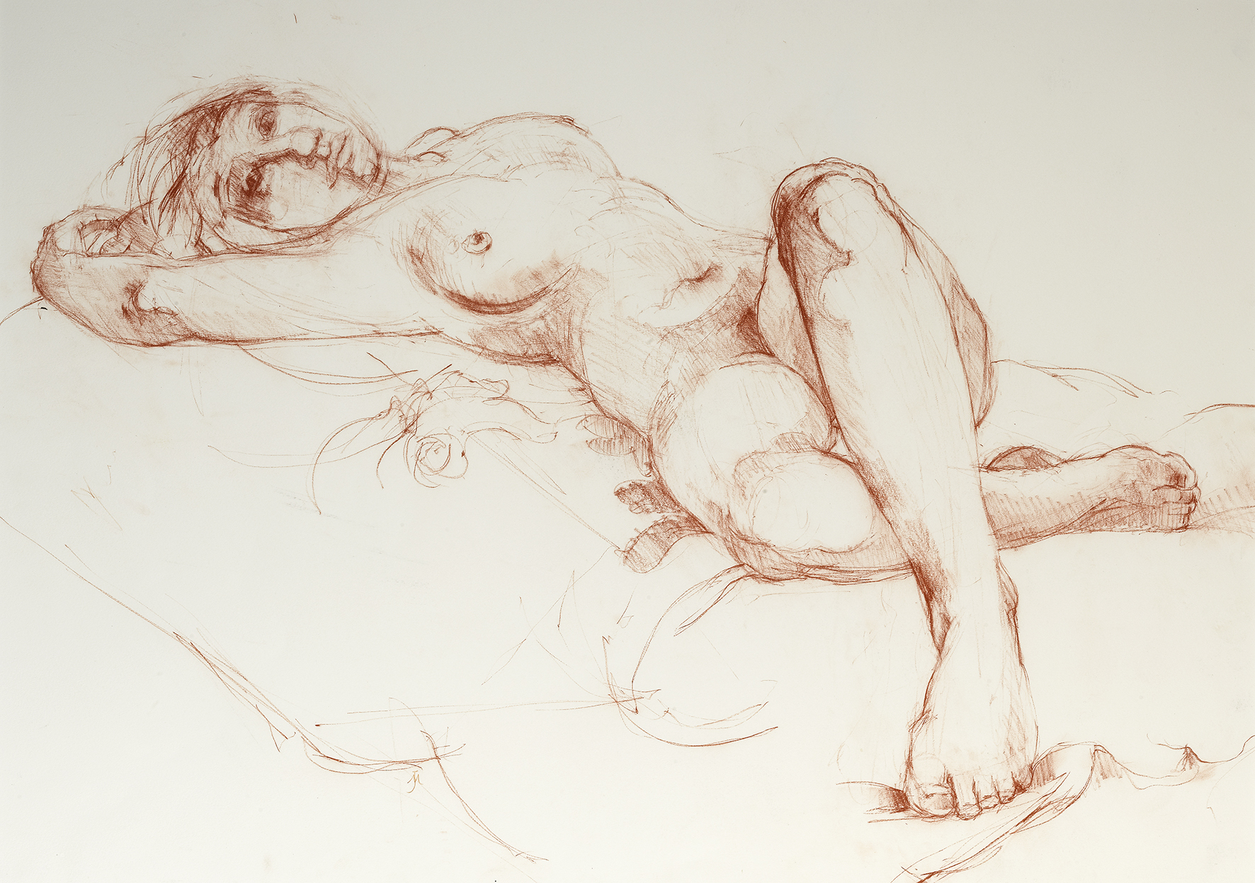 Woman on a Bed