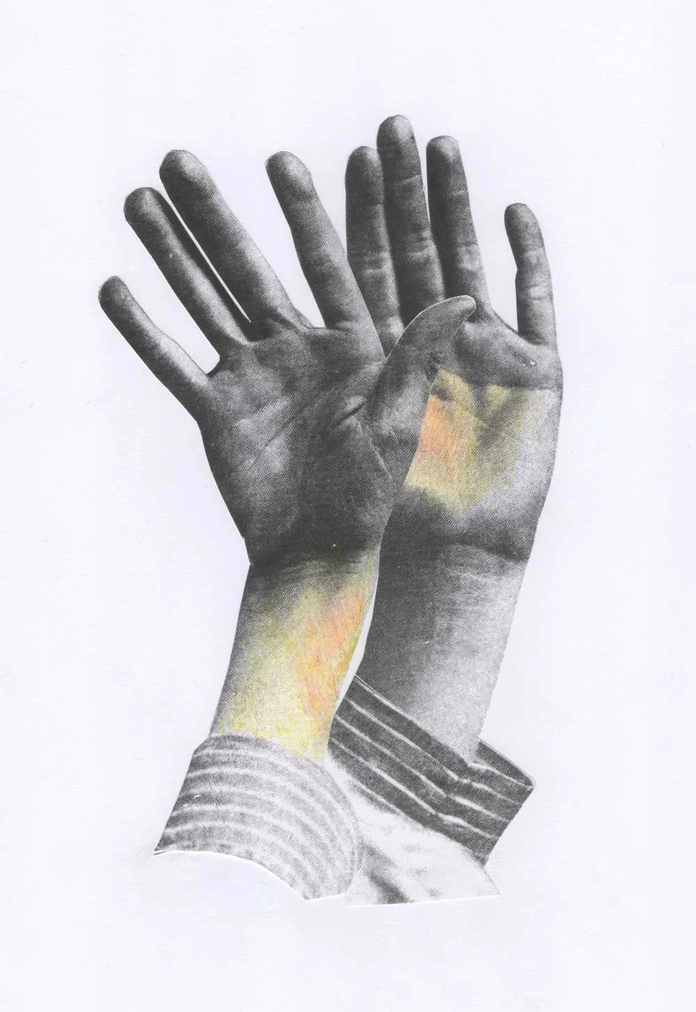 hand shaped heart 11” x 17” 2017