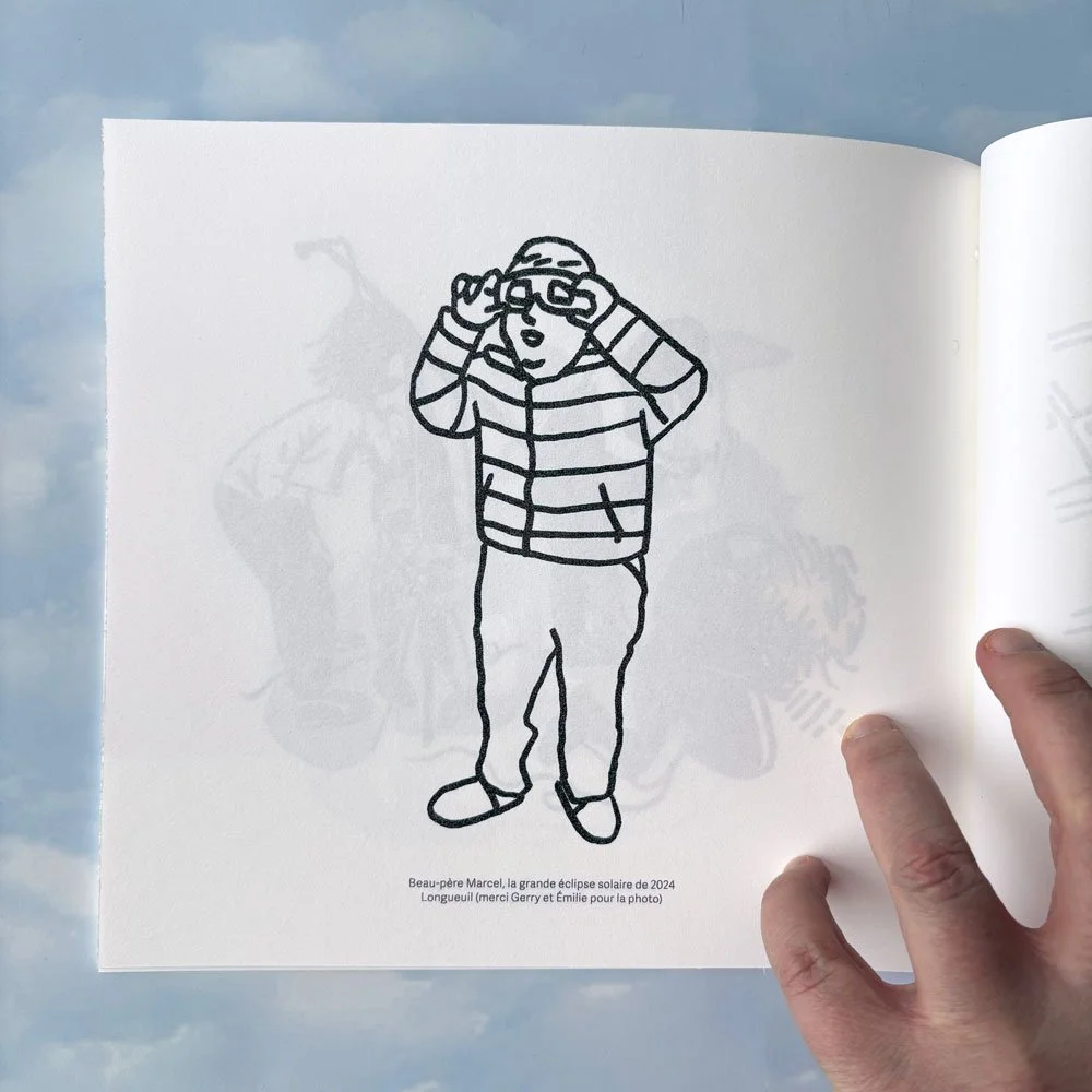 Beau-père Marcel, la grande éclipse solaire, 2024