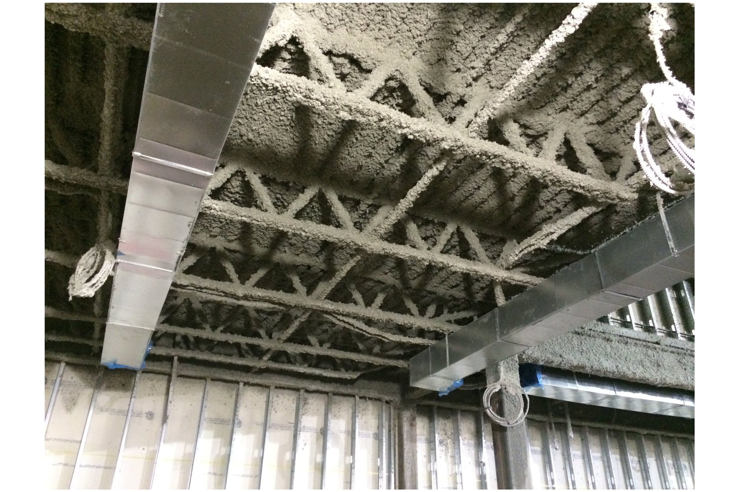 Spray Applied Fireproofing Steel Beam Insulation NYC