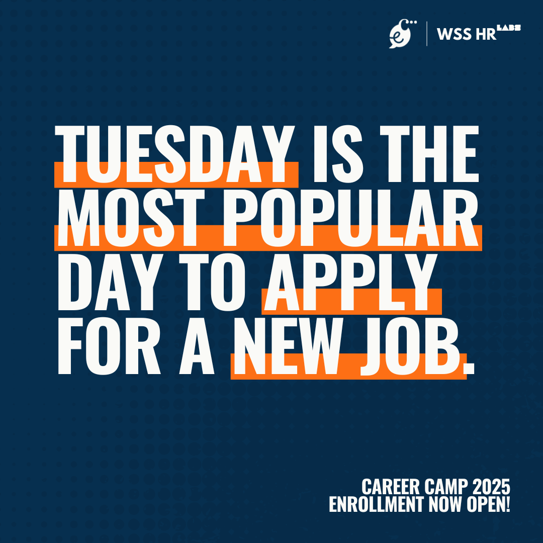 Tuesday is job search rush hour — Work Shouldn't Suck