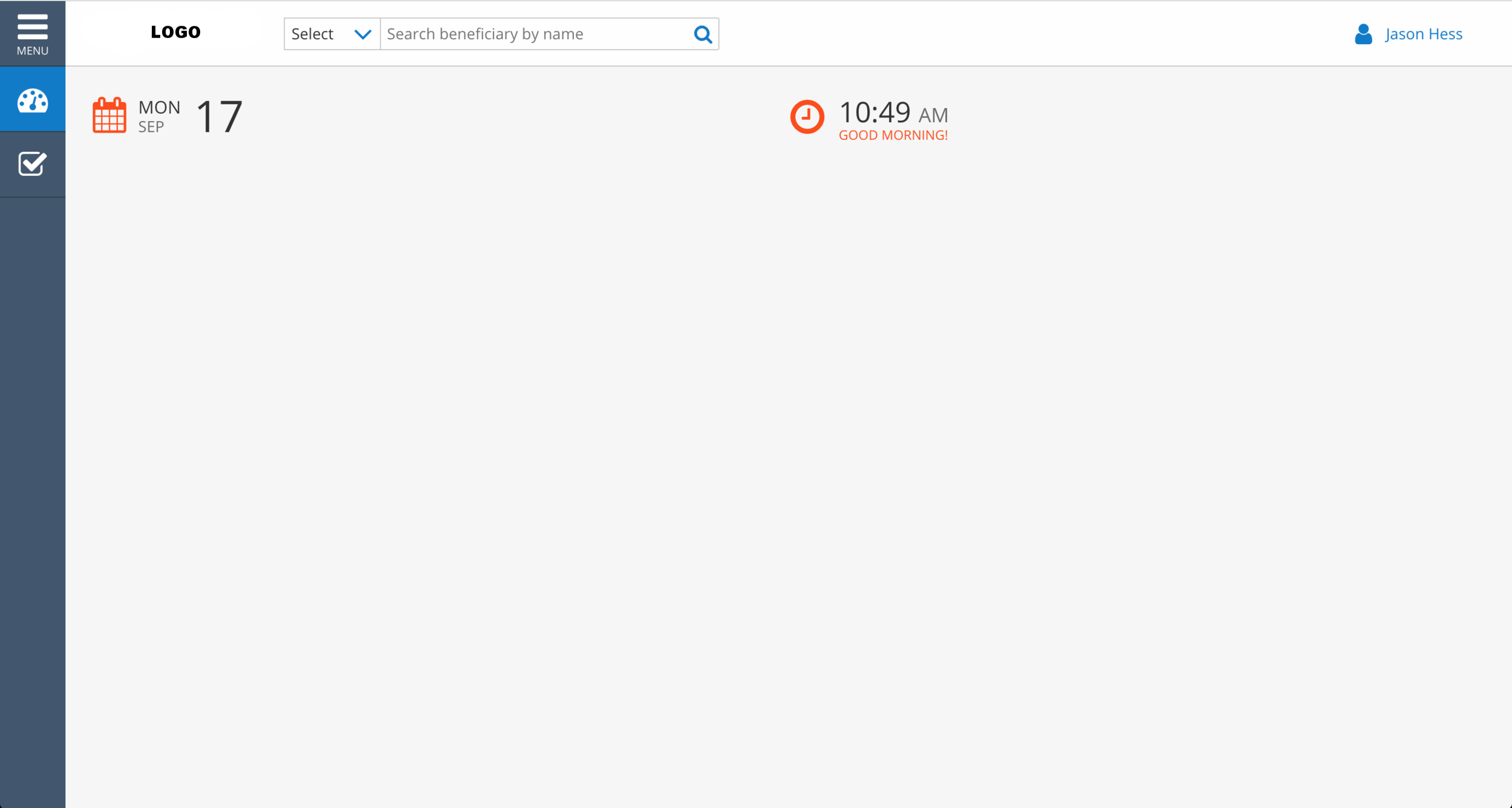 The new landing Search results page for the CSR’s eyes. 