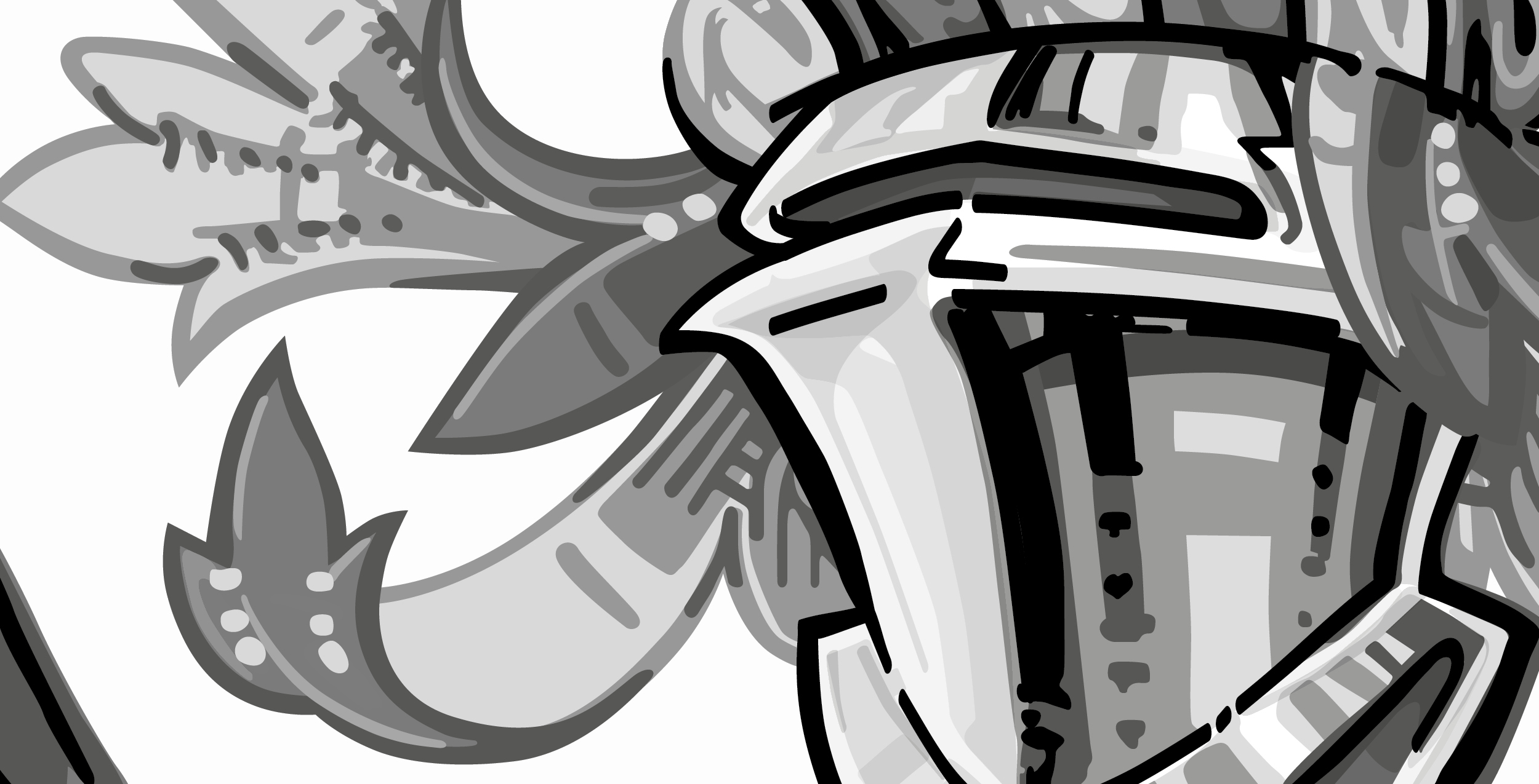 Detail - Helmet Greyscale Version