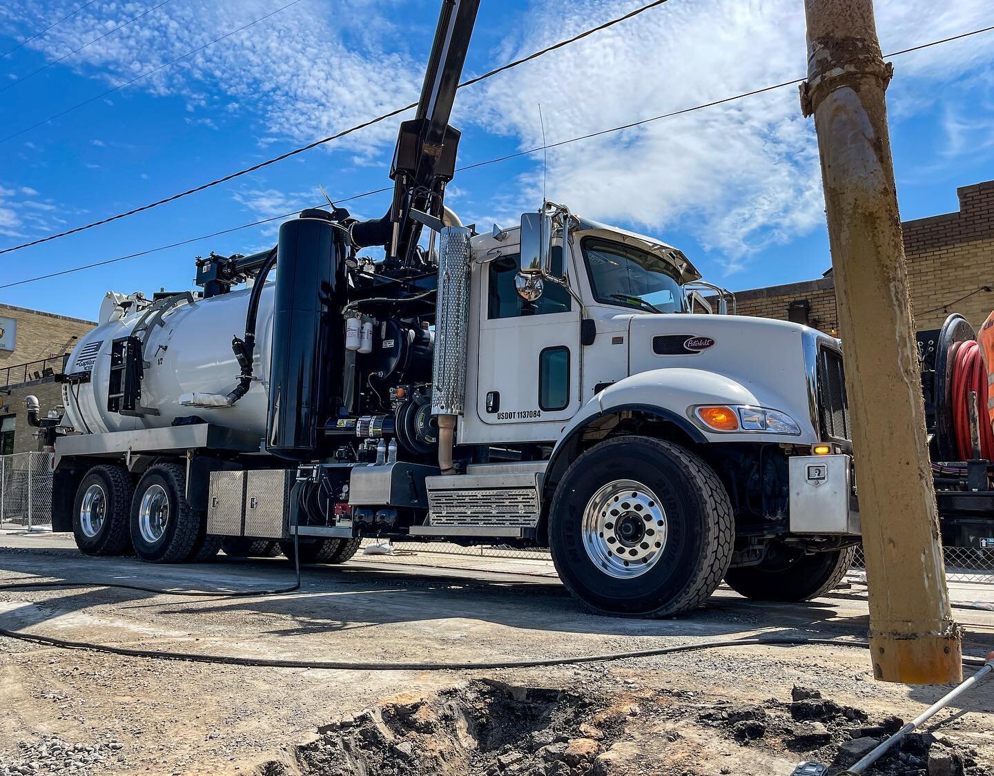 One of our last demo days with this girl and man she has been a good one. This truck will forever hold a special place in our little #Aquip &hearts;️. Fly free #443! 🏆🥲😭 @gapvaxinc