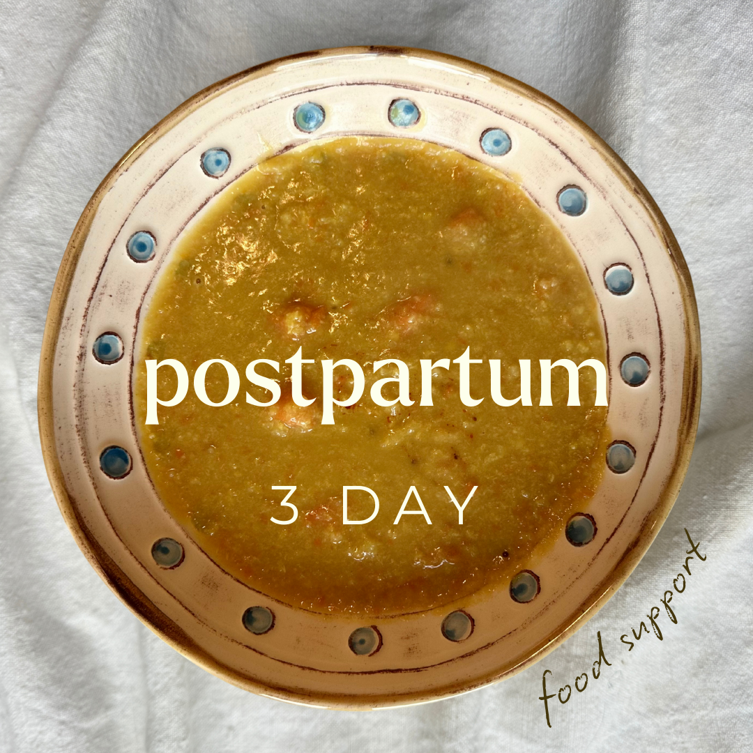 Late Nov 3 Day Postpartum Food Support