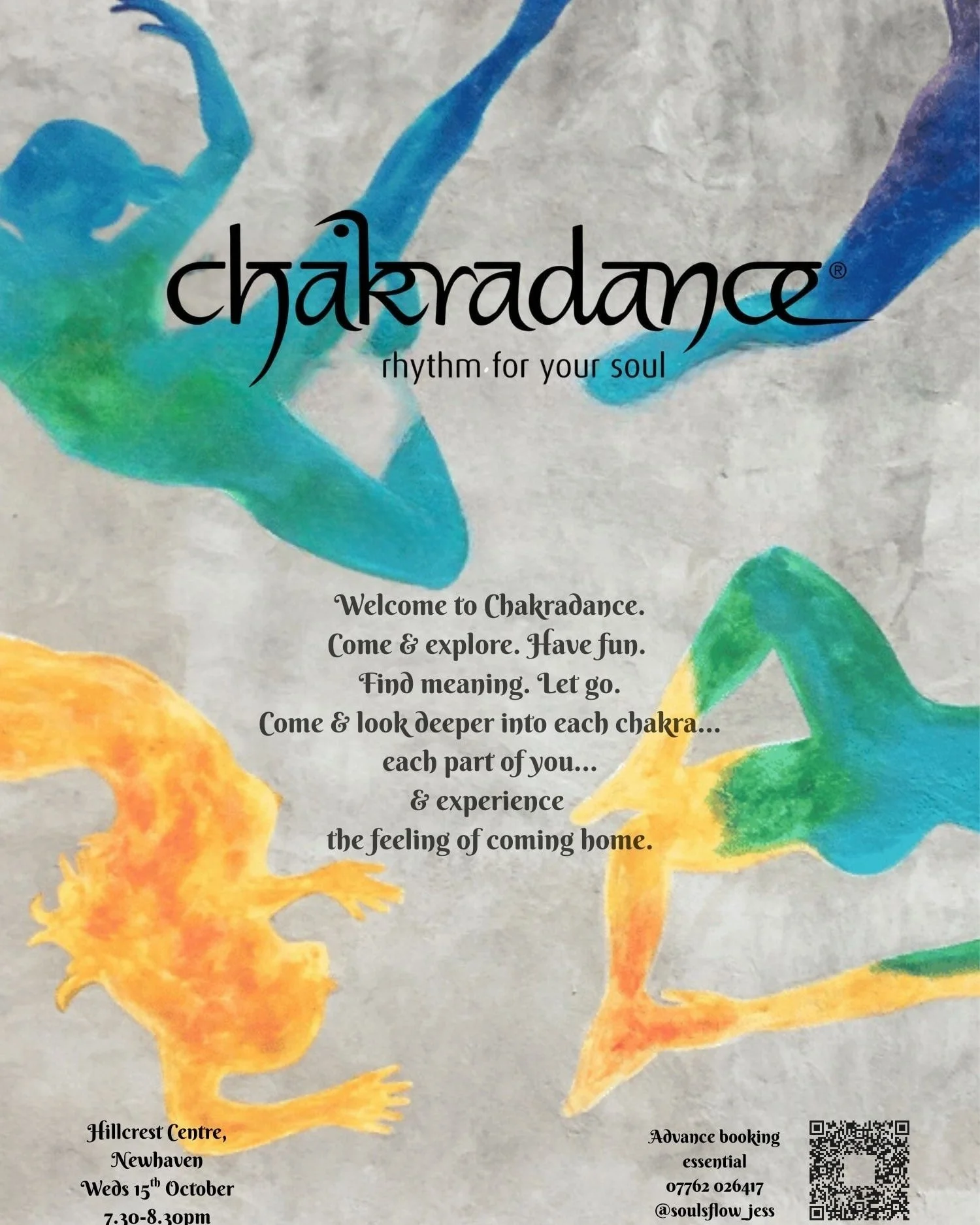 💫 Chakradance will be held at Hillcrest on the 15th of October at 7:30 PM. 💫
It's a wonderful opportunity to connect with yourself through movement and music. If you&rsquo;re interested in exploring your chakras and tapping into your inner energy, 