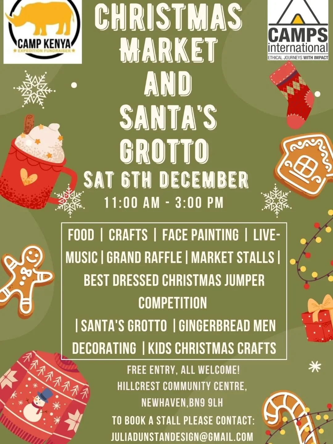 Join us on December 6th for a magical Christmas day of fun. We've heard that Santa is paying a visit 🎅

#christmasfair #christmasmagic  #christmasgifts #christmasmarkets #whatsonnewhaven #santasgrotto #whatsoneastsussex #christmas2025