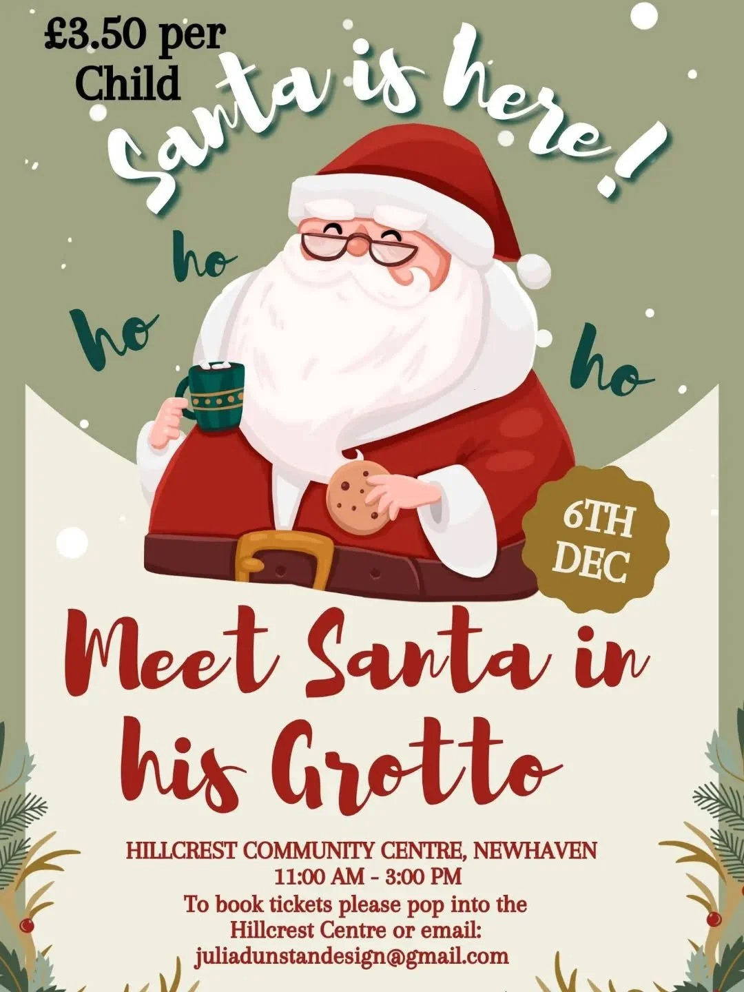 Santa will be paying a visit to the Hillcrest Centre this Saturday 6th December.
Pop along to our fun day of festivities including a Christmas market! 

#hillcrestcommunitycentre #whatsonnewhaven #whatsoneastsussex #christmasmarkets #christmasfair #c