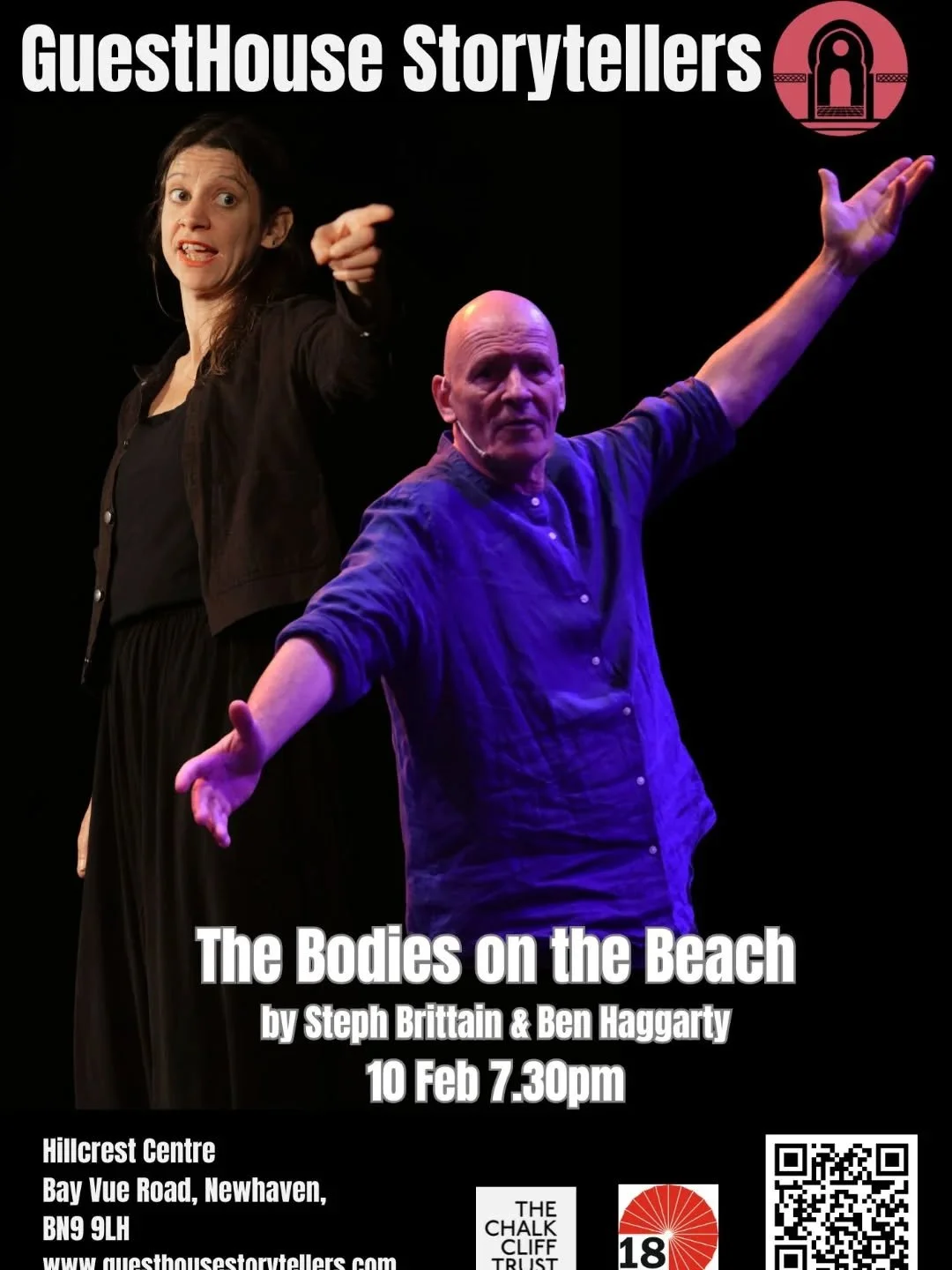 Step into a maelstrom of myth as storyteller Ben Haggarty is joined by electrifying new voice Steph Brittain. A raw, rough cut performance of a bold new interpretation of a magical battle that shook the farthest shores of Ireland over two thousand ye