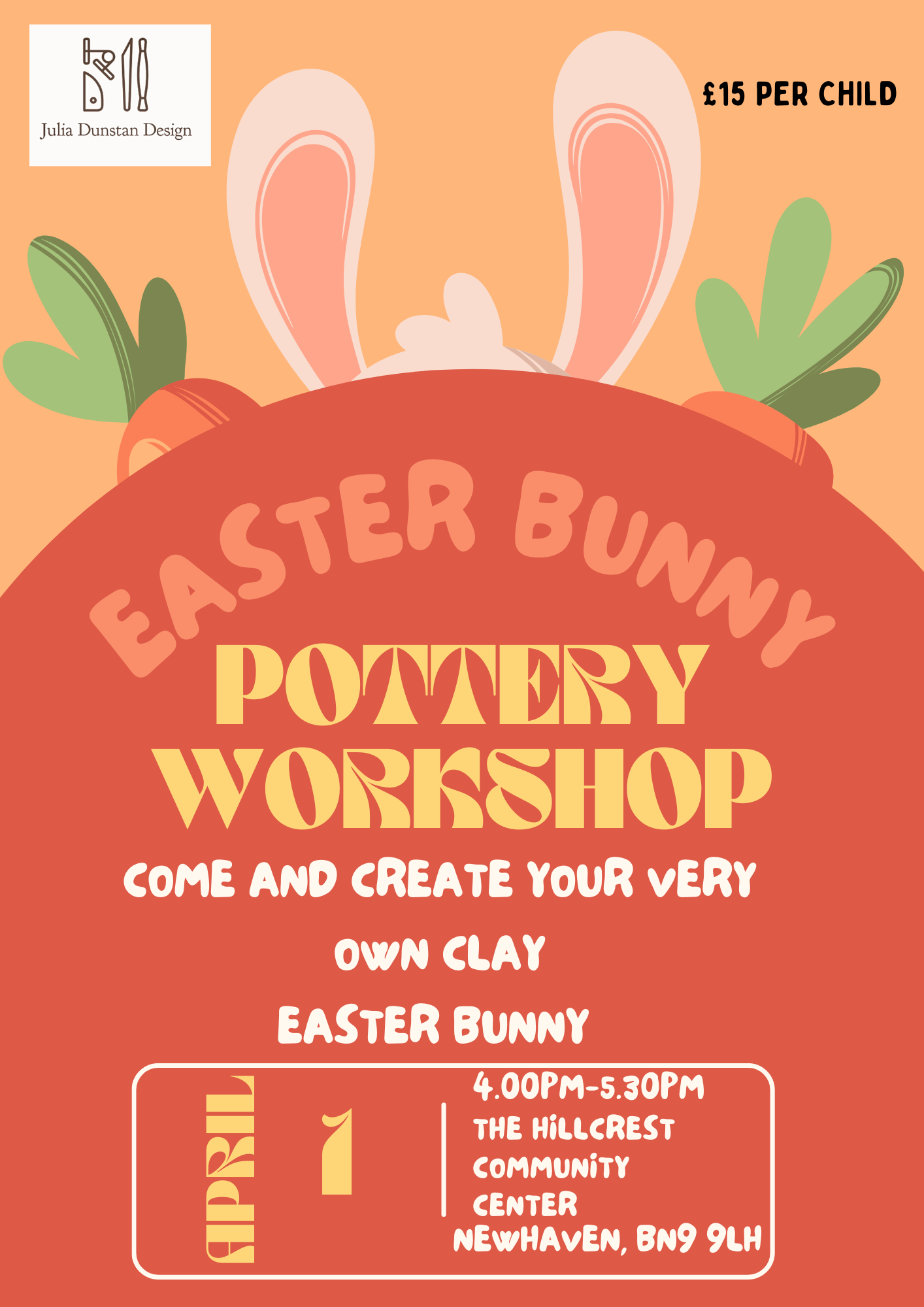 Easter Bunny Pottery Workshop