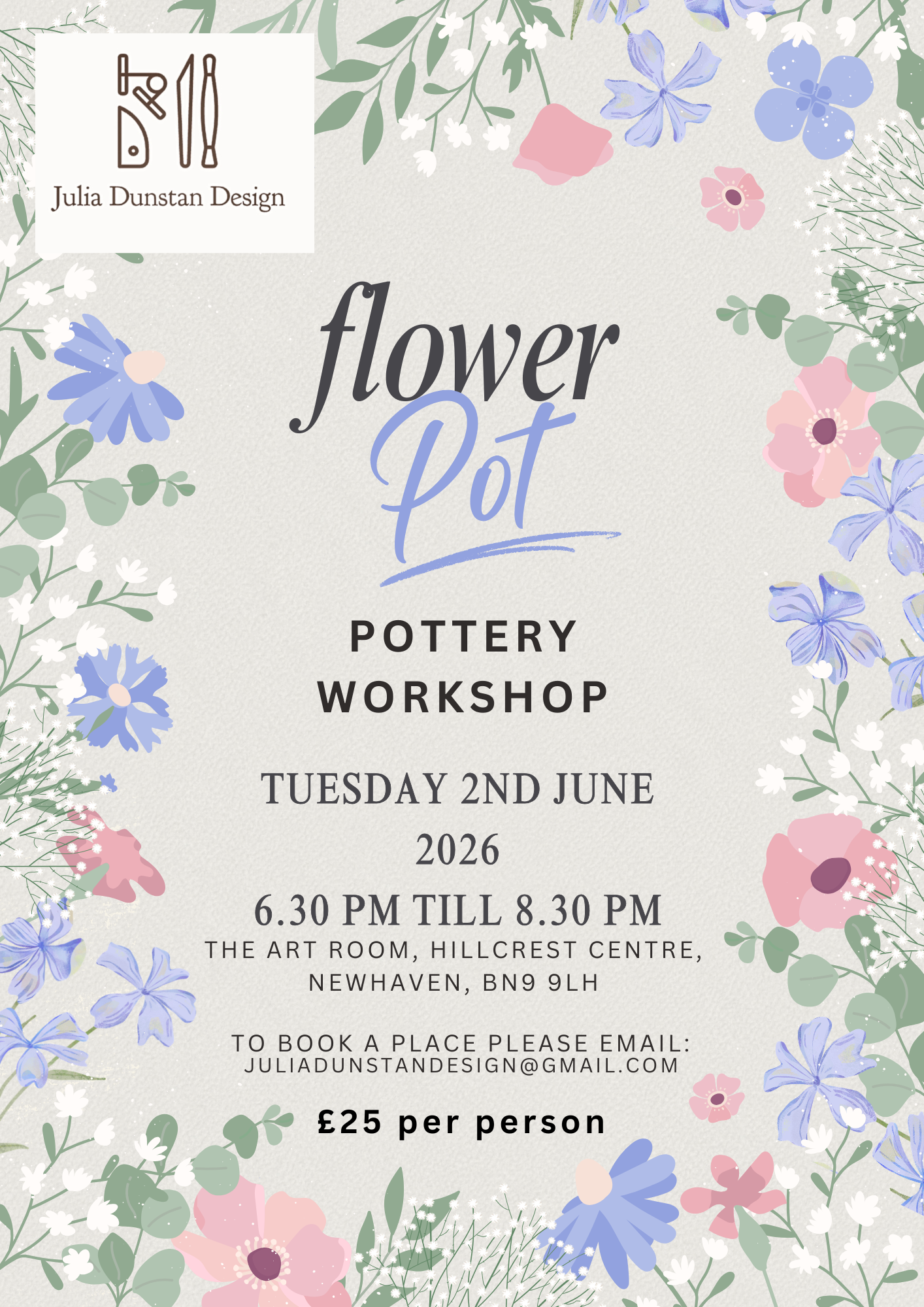 Flower Pot Pottery Workshop 