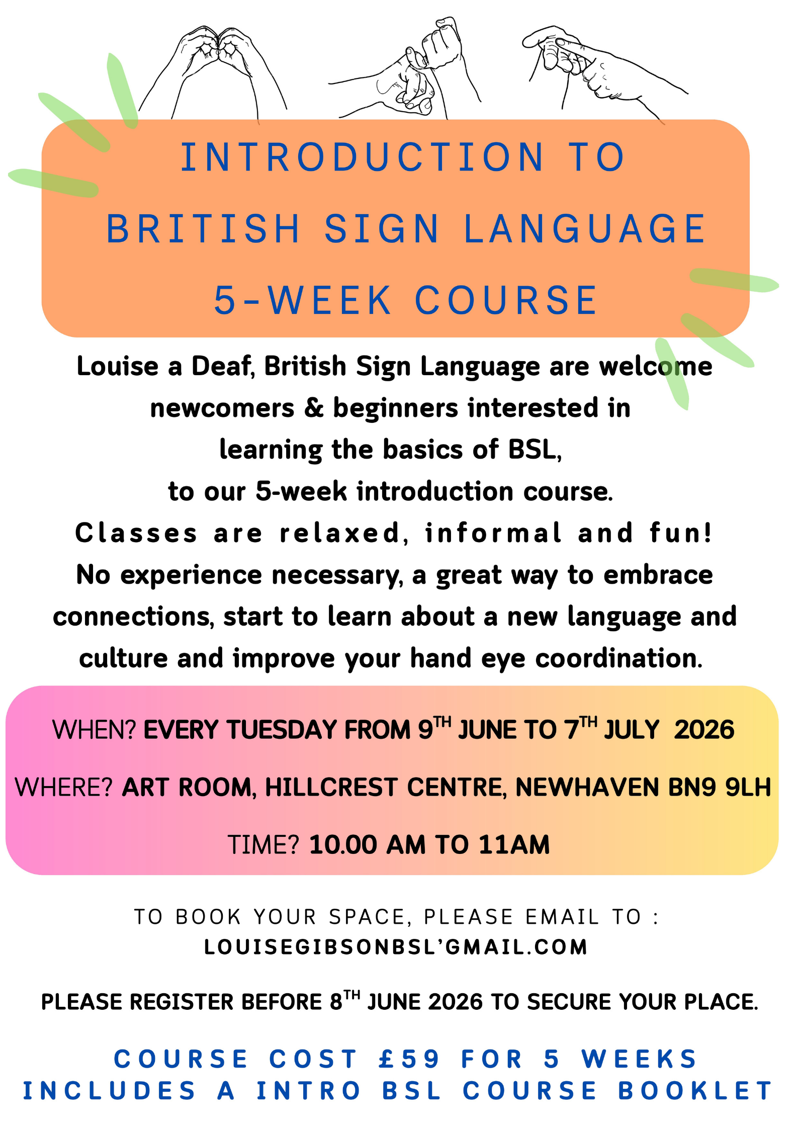British Sign Language gathering   