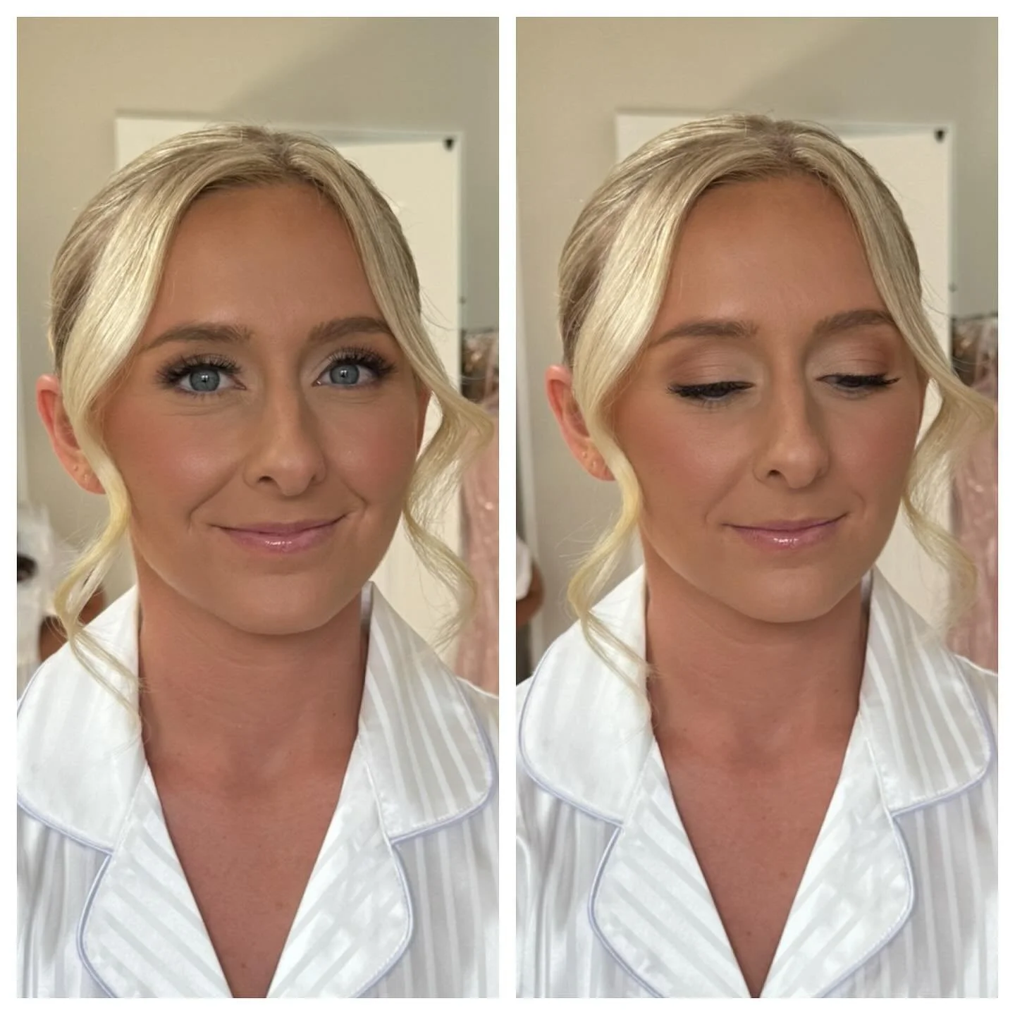 People always ask what my favorite part of the wedding morning is&hellip;

Seeing the brides SMILE from ear to ear when they see themselves. The moment they truly transform into a bride 💫 
That &ldquo;nailed it&rdquo; &ldquo;i love the way I look&rd