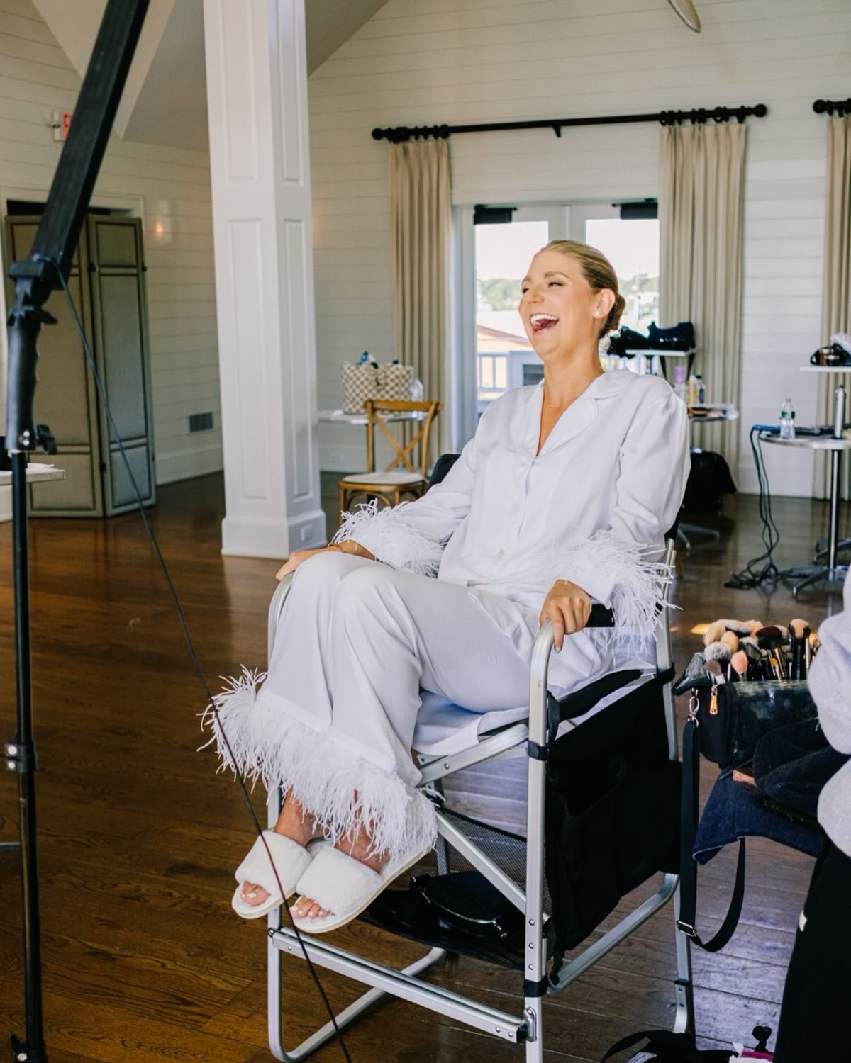 That just-married glow starts before the aisle ✨

Soft, radiant skin and elevated natural beauty &mdash; designed to feel like you, only luminous.

@peconicbayyachtclub mornings are always magic.

Makeup : @lgartistry 
Hair : @northforkbridalhair 
Ph