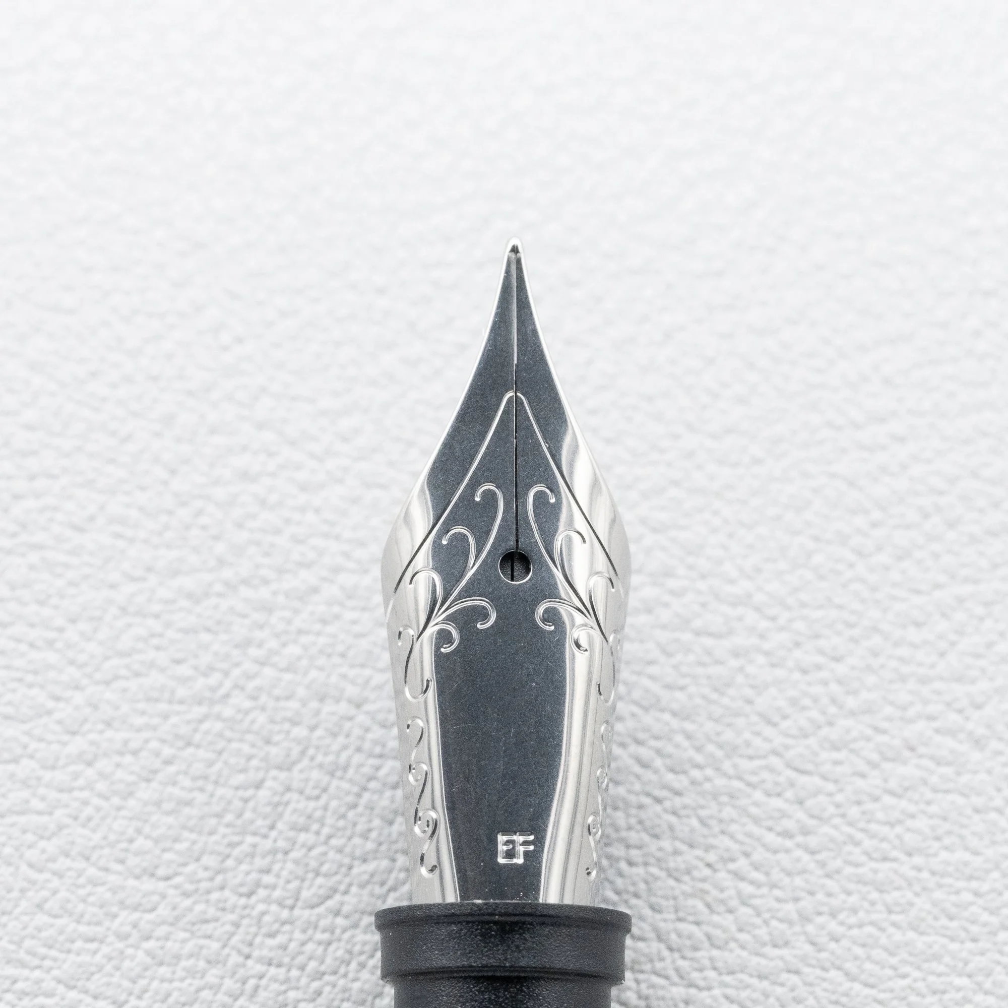 Jowo #6 - Extra Fine -  Polished Steel Floral