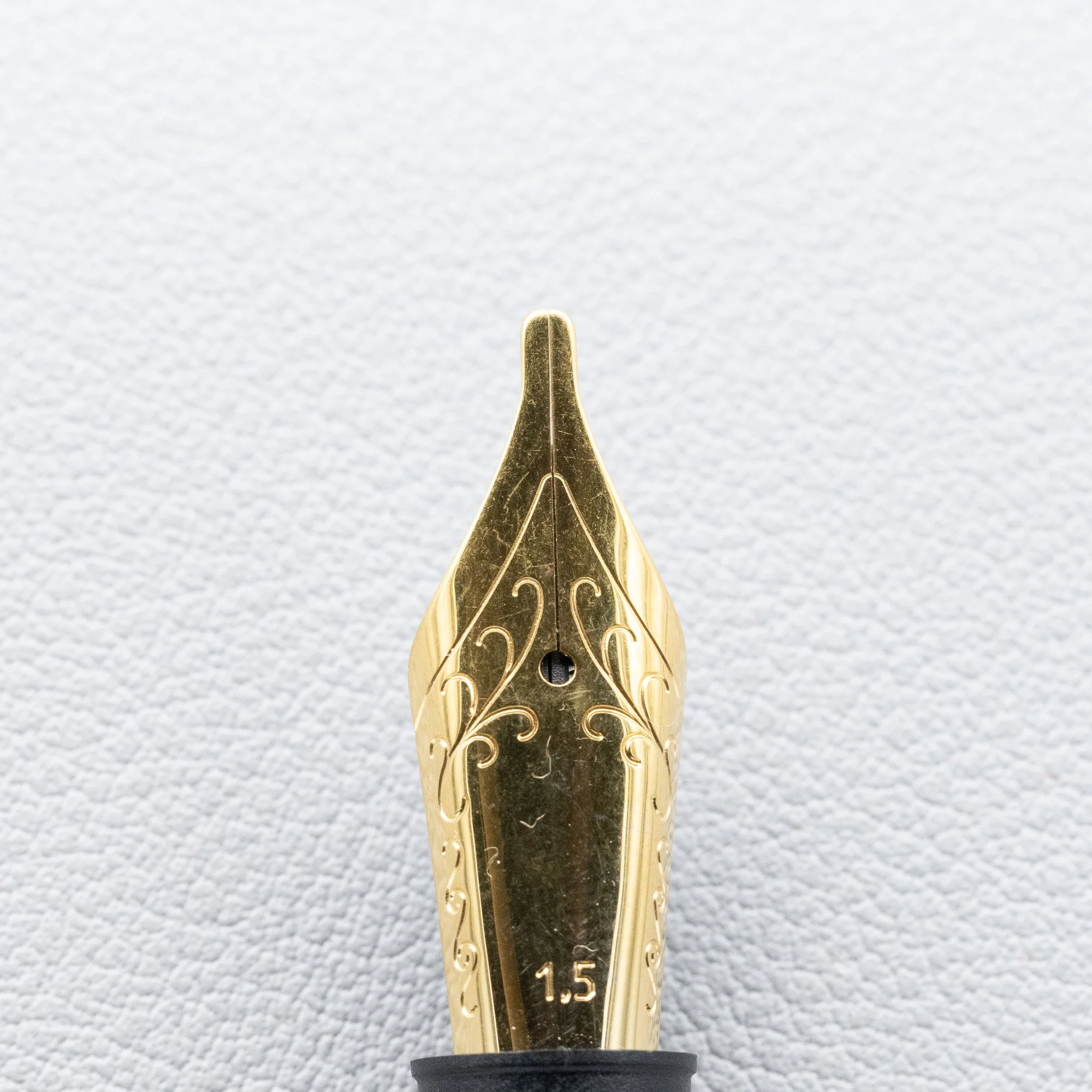 Jowo #6 - Stub 1.5 - Gold Tone Steel Floral