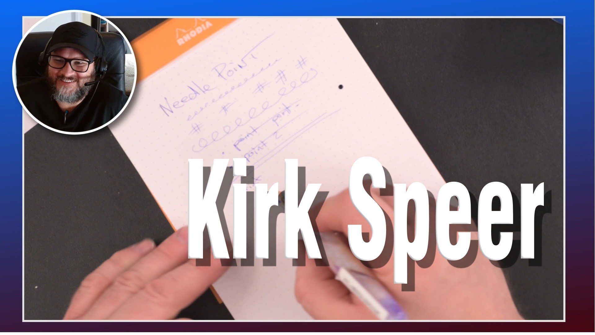 Check out my interview with Kirk Speer as we discuss his history in nib grinding up on YouTube now. Link in my linktree or on my website. We also discuss our ongoing partnership and do some writing samples with the currently stocked nibs. #penmaker #