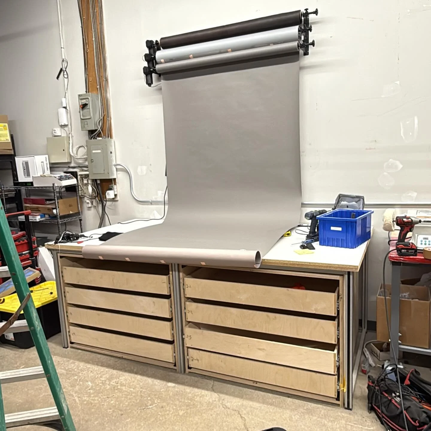 New photo studio setup coming together.  Finally got this mounted! #penmaker #fountainpenmaker