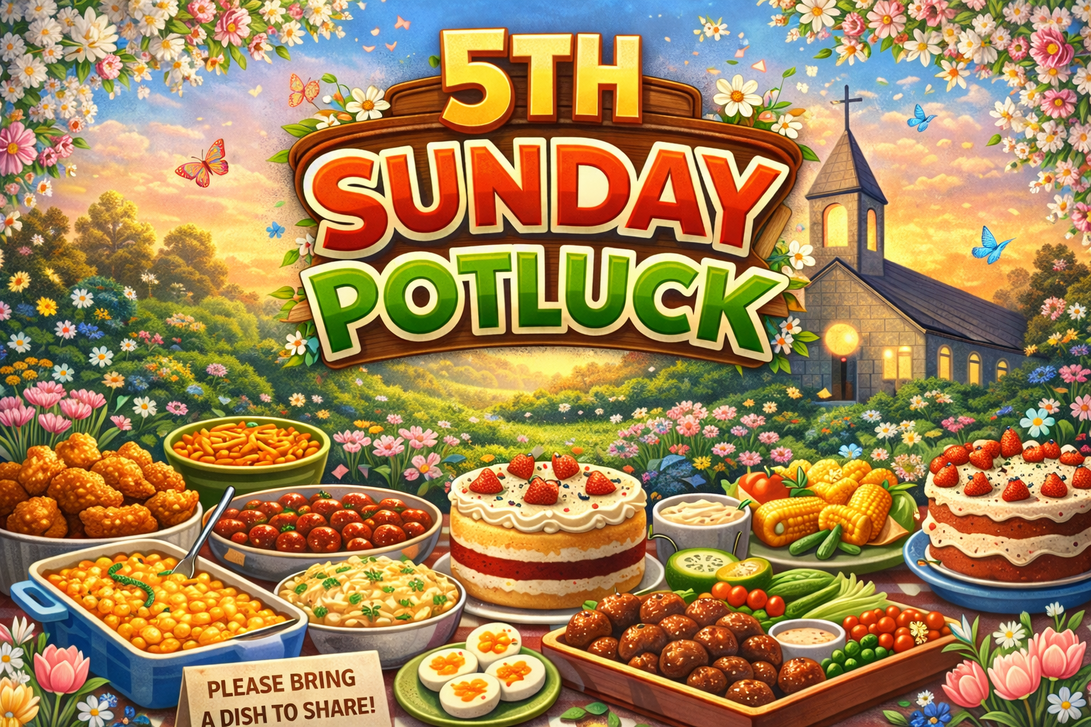 5th Sunday Potluck
