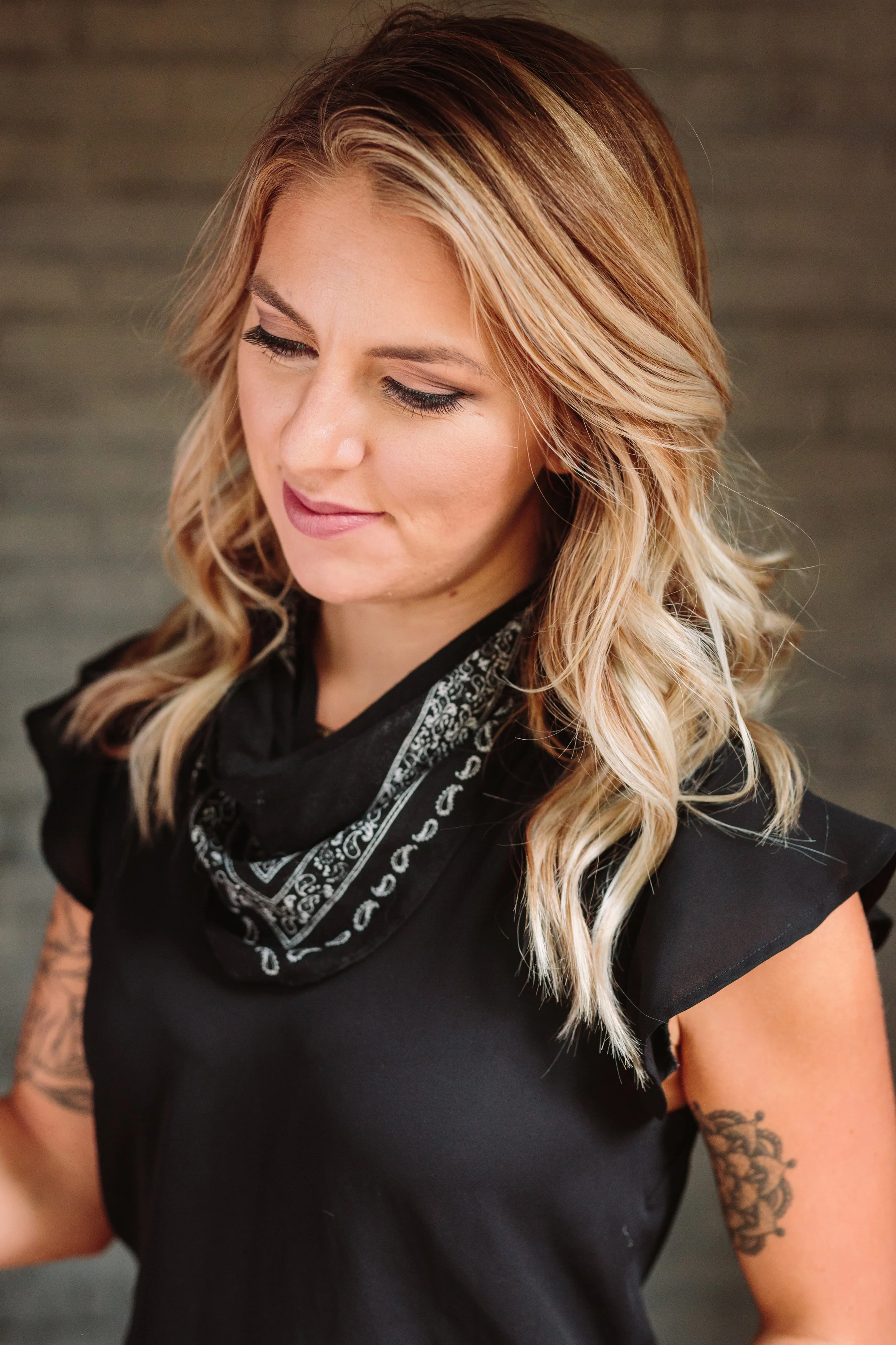 This was so simple but I loved the black blouse with a bandana look this year, I wore it A LOT.