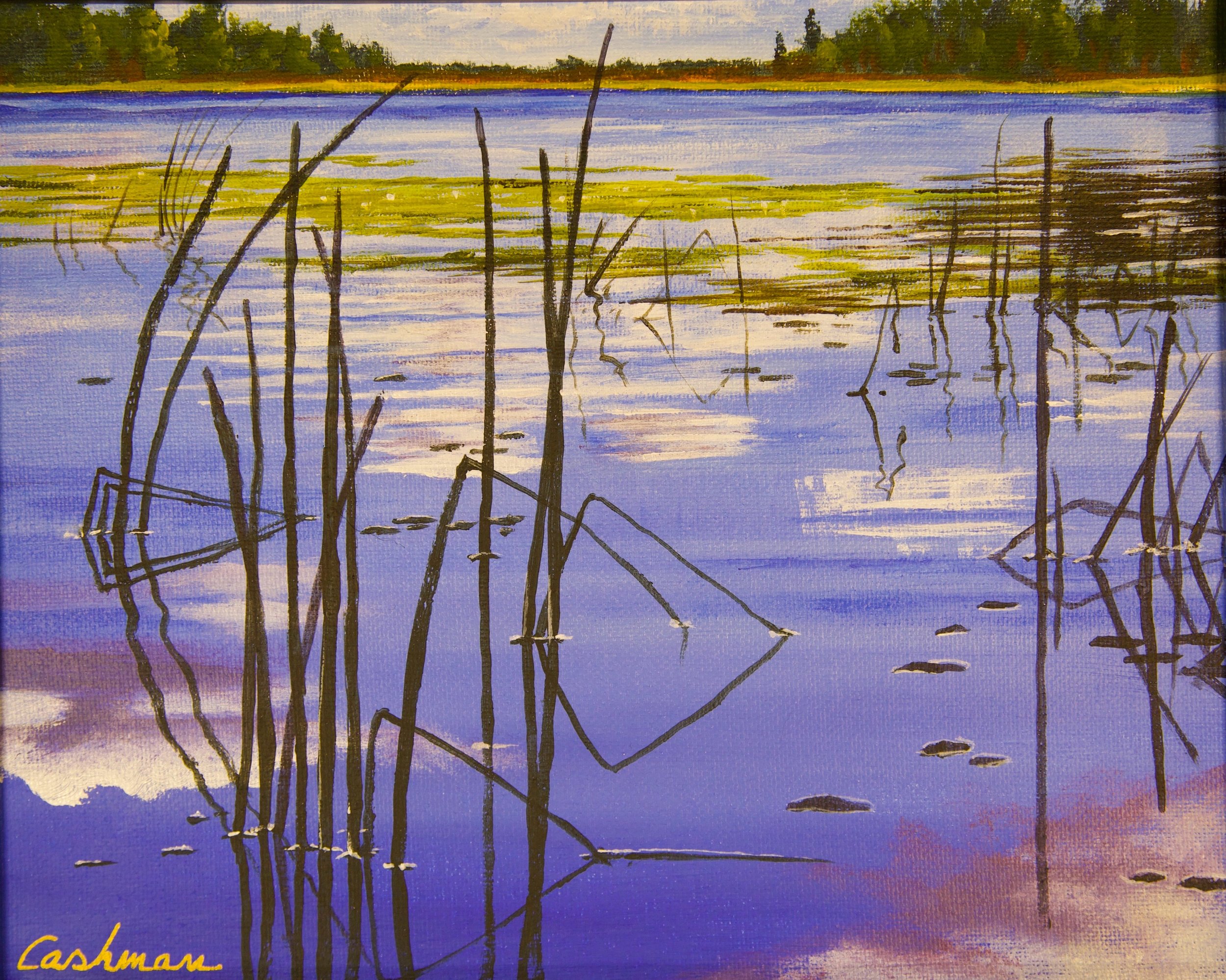 From the Kayak II - Reeds in the Flowage