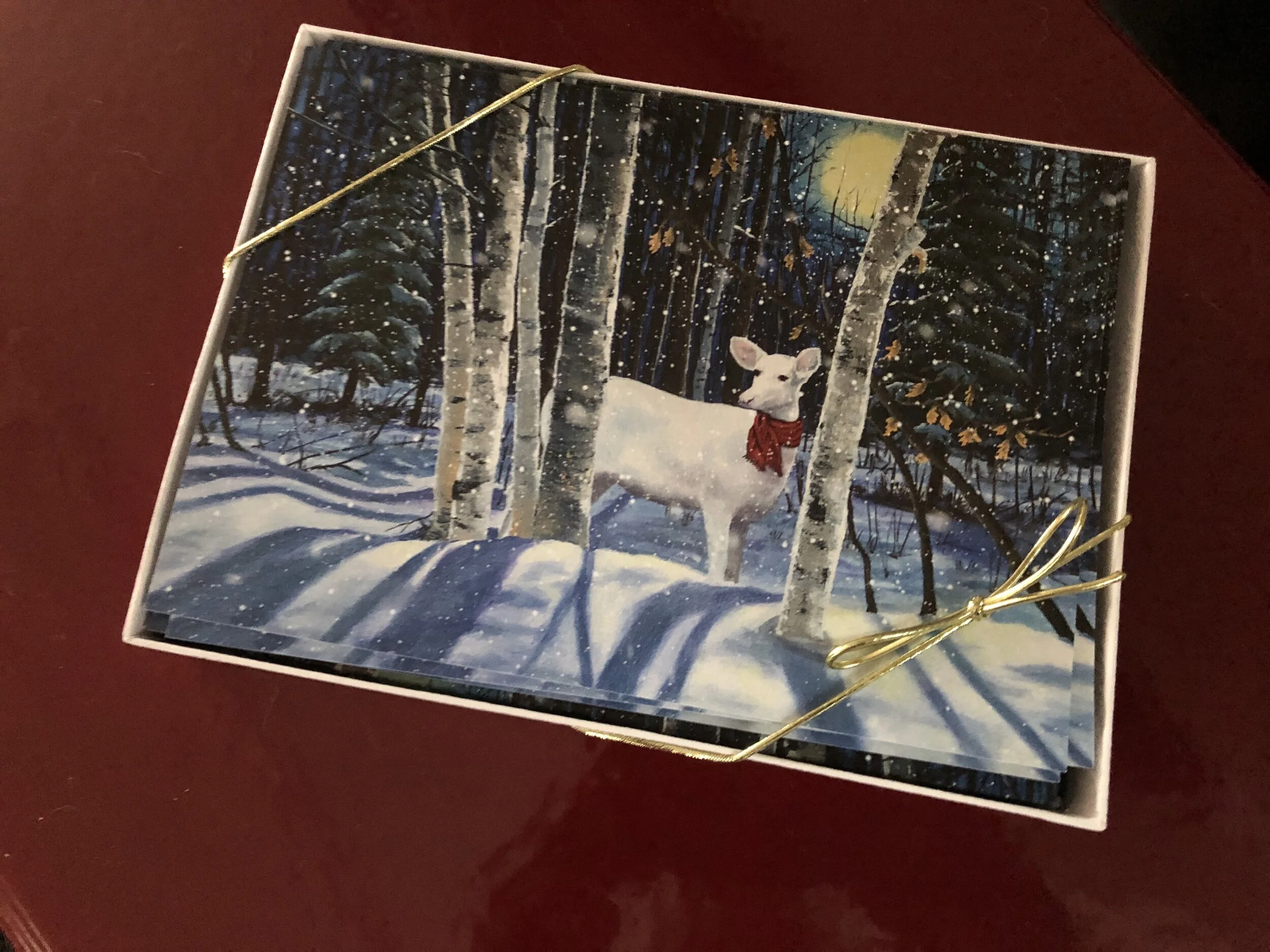 Xmas deer in box.JPG