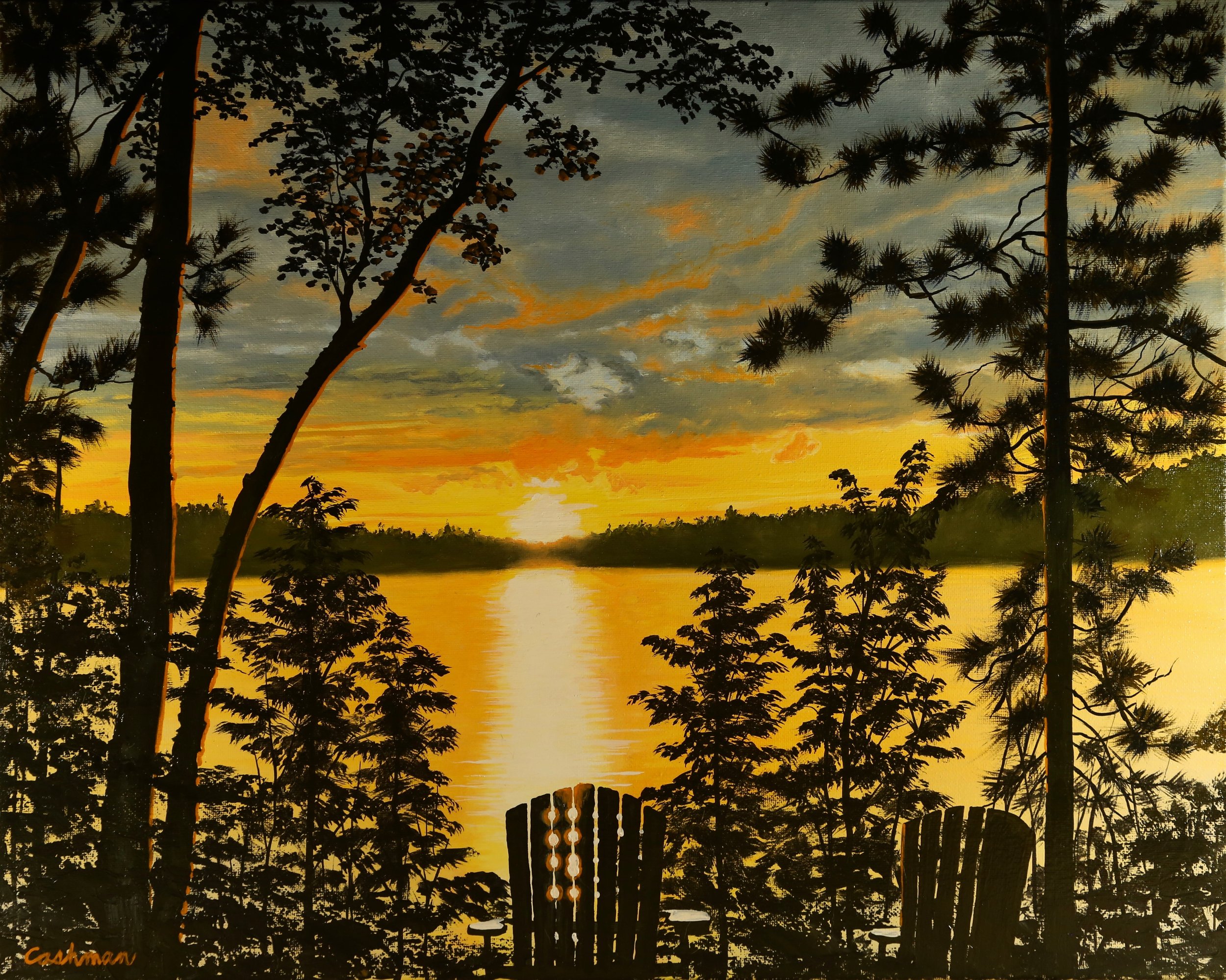 Sunset Time  Manitowish Lake