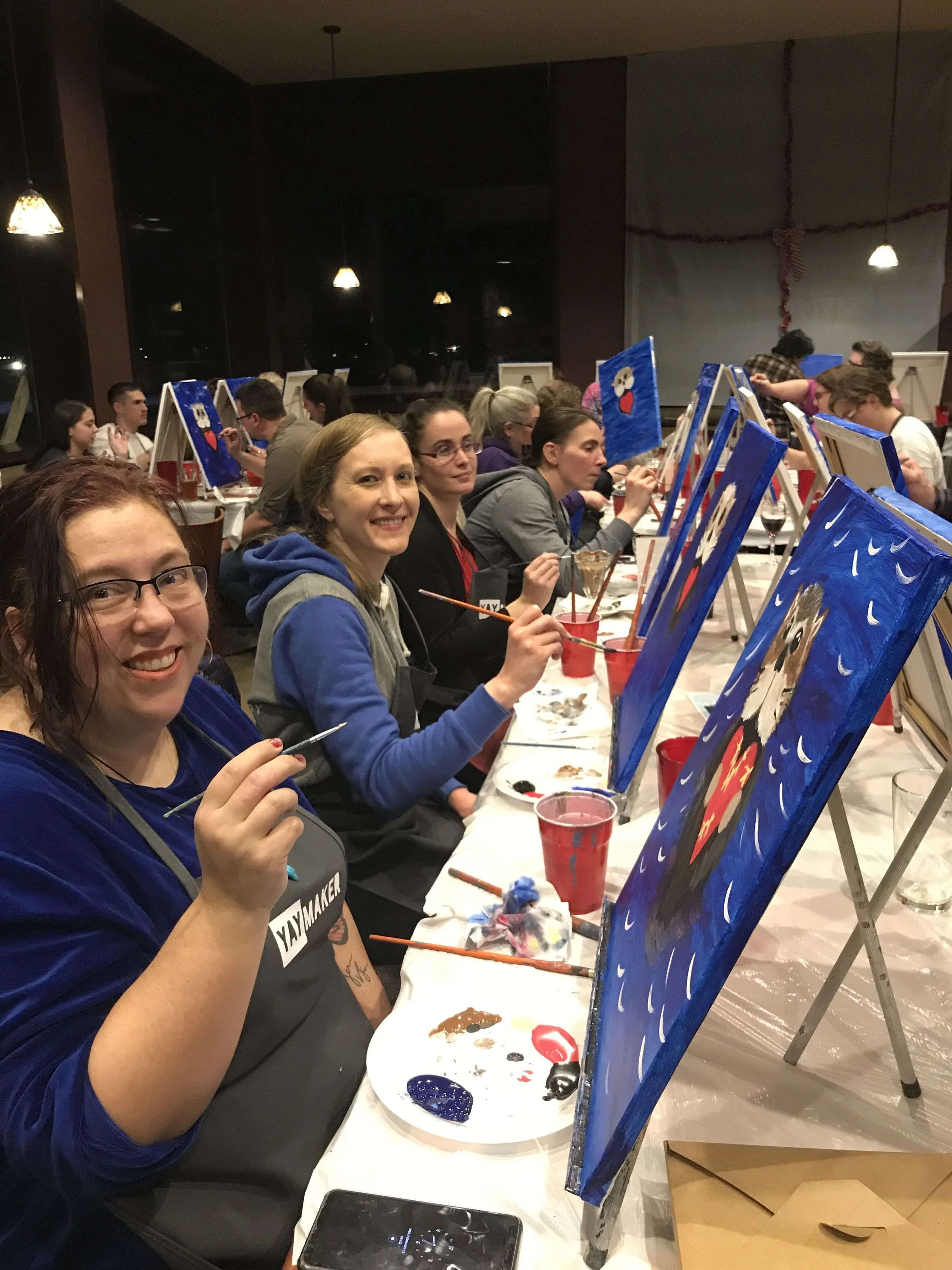 Paint Nite Fundraiser a Success!