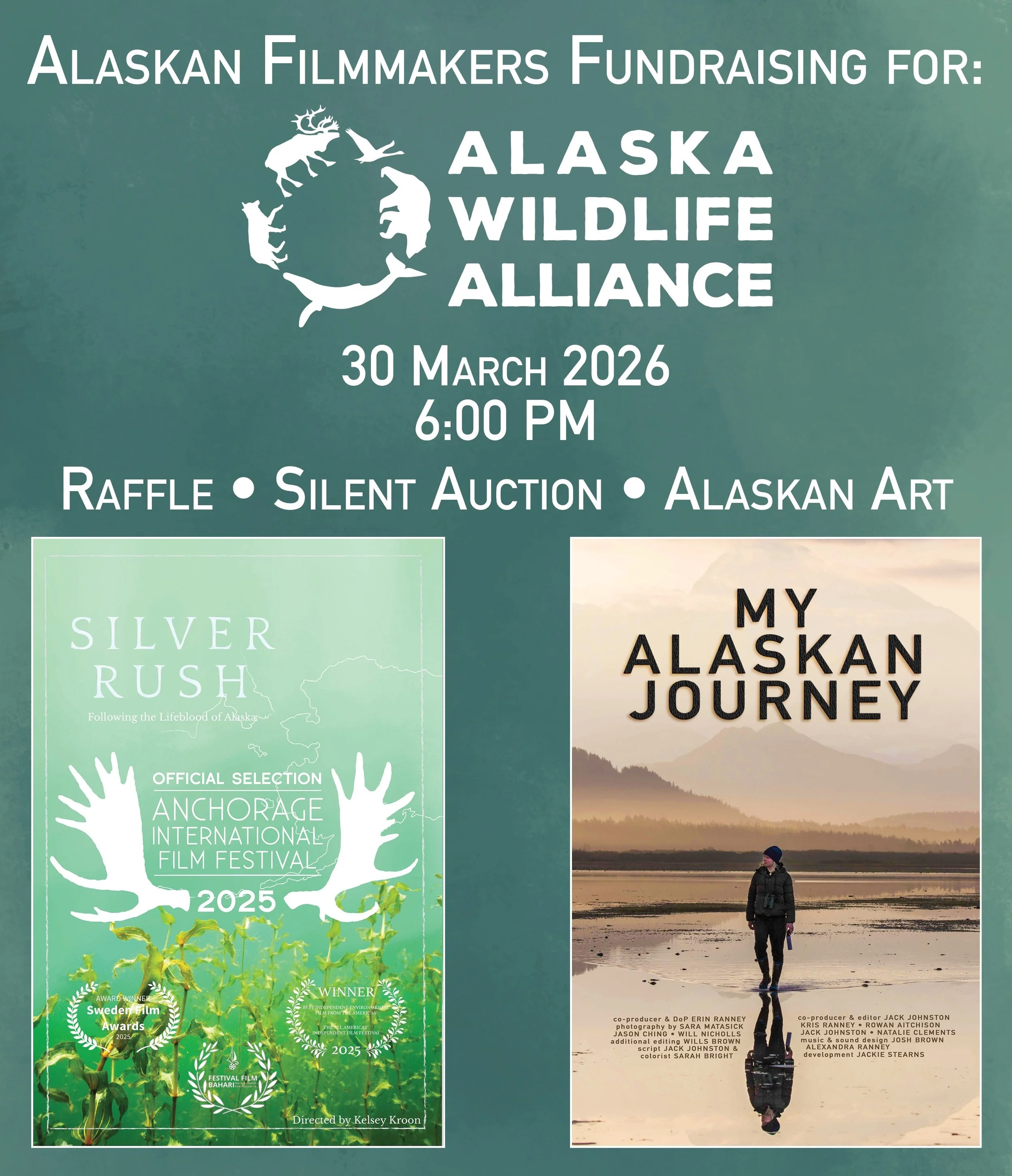 Filmmaker's Fundraiser - Silver Rush and My Alaskan Journey Screenings