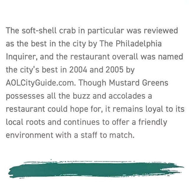 Give yourself a break on a Sunday β make a concerted effort to do something fun... like trying the best soft-shell crab in Philadelphia! π¦ #MustardGreens #MustardGreensPhilly #SoftShellCrab #SundayFunday