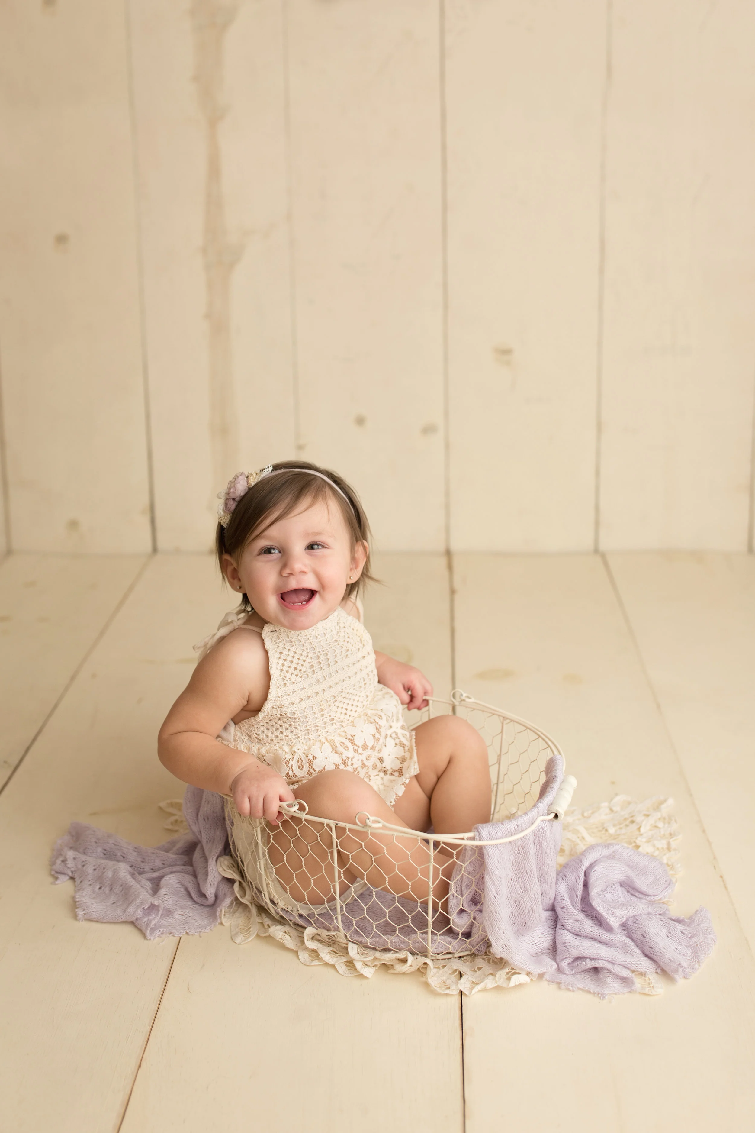 How are you even real? She really loved getting her pictures taken in the basket for some reason. No complaints here!