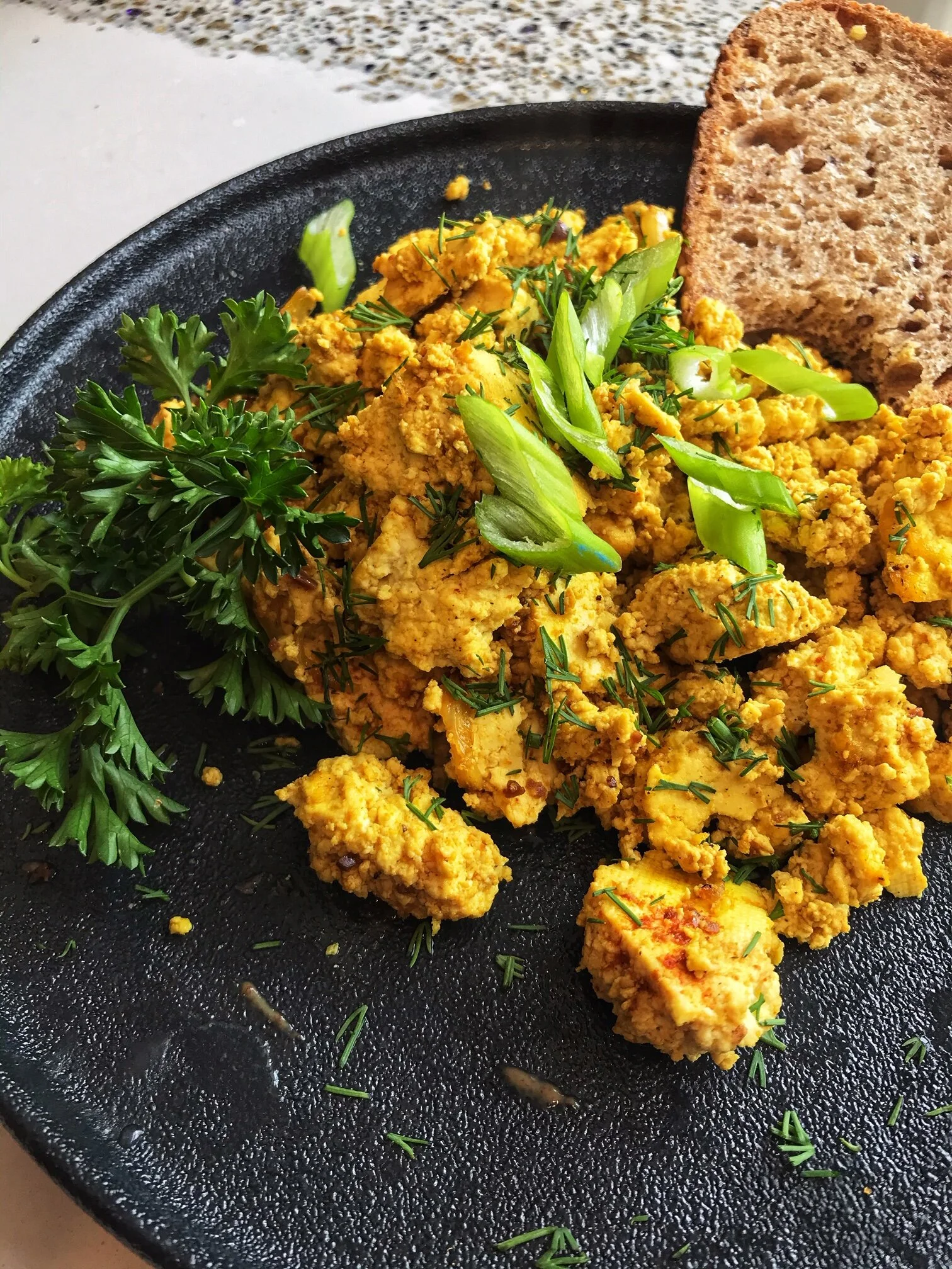 Secret Ingredient Tofu Scramble