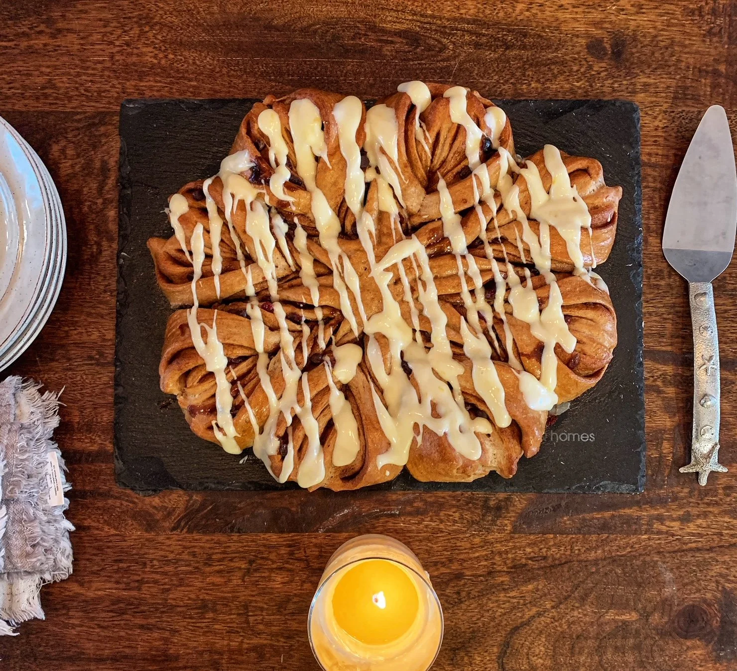 Holiday Cinnamon Pull-apart Snowflake