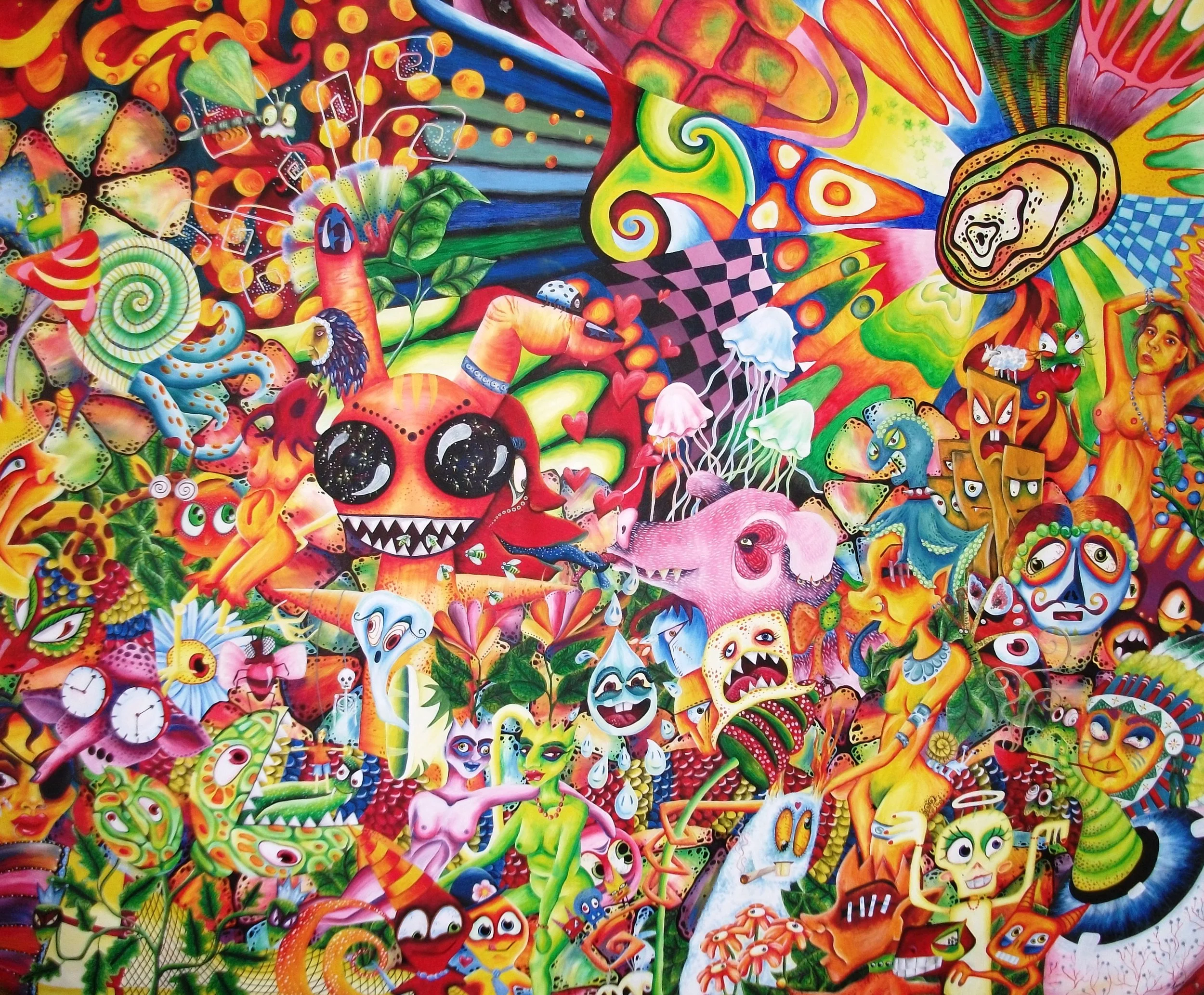   Untitled , acrylics on canvas, 300x200 cm (2010) 