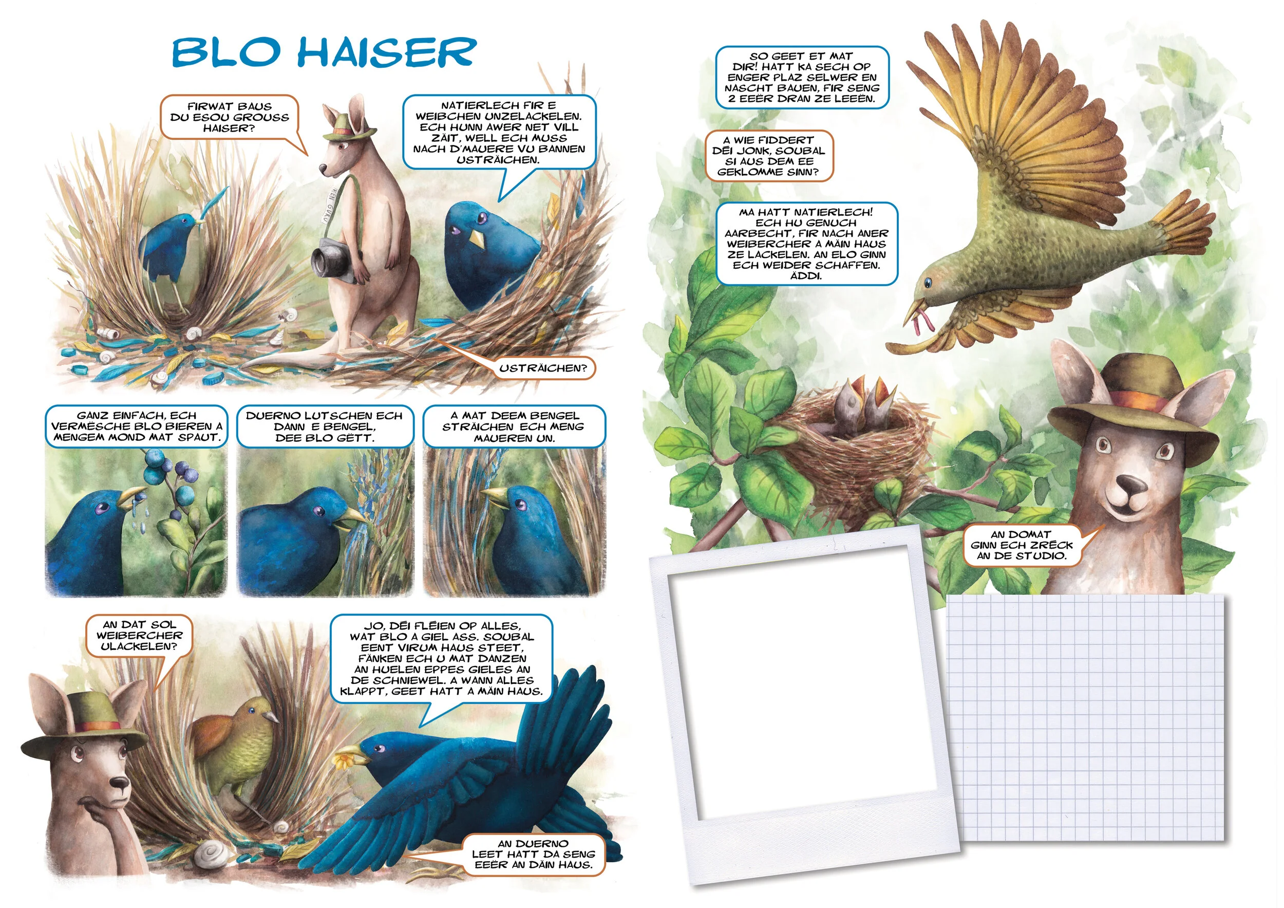  Comic for the magazine  Panewippchen , 2019 