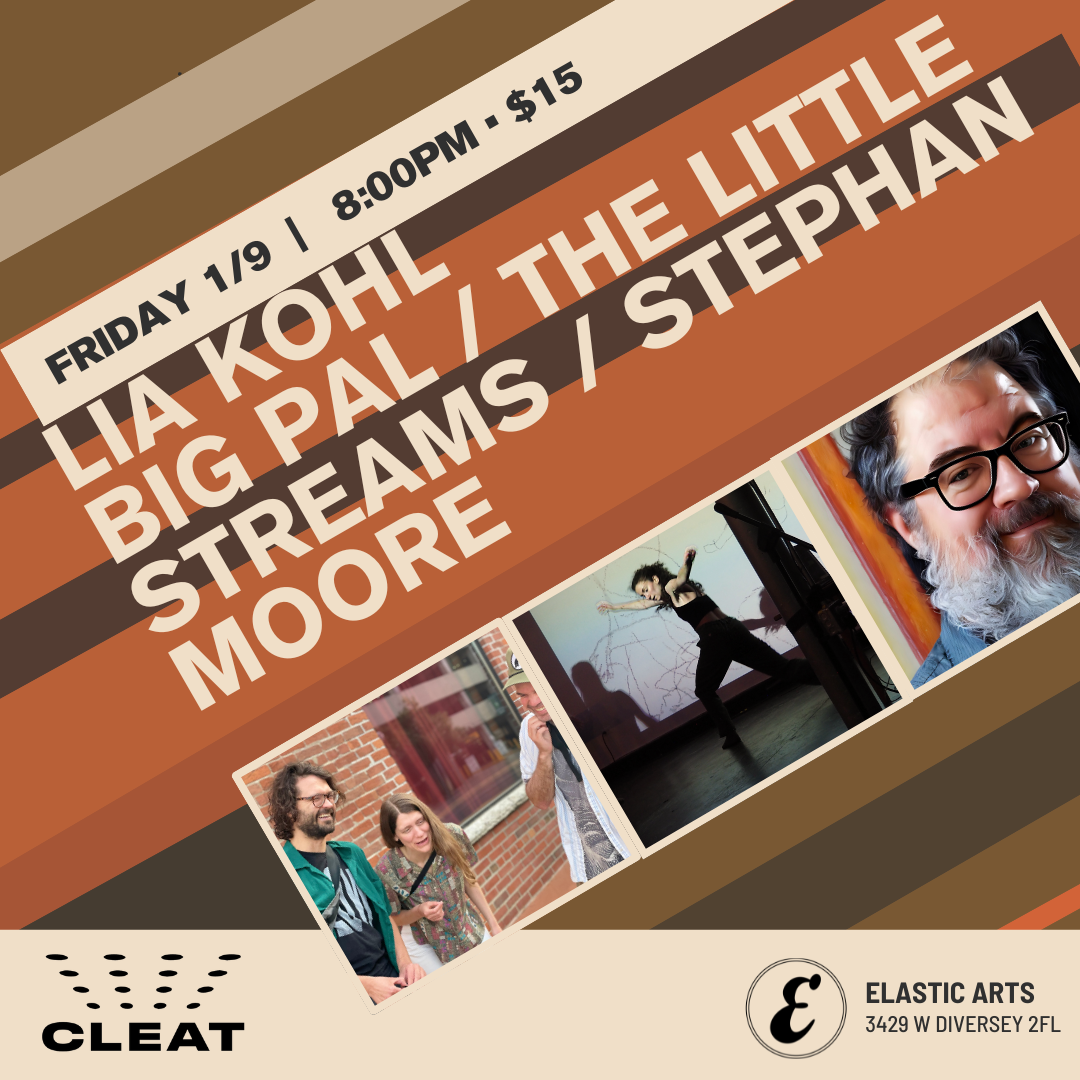 SHOW ALERT! BIG PAL TEAM UP WITH EMILY CRAVER AND STEPHAN MOORE FOR 16 CHANNEL IMPROVISATIONAL PERFORMANCE (CHICAGO)