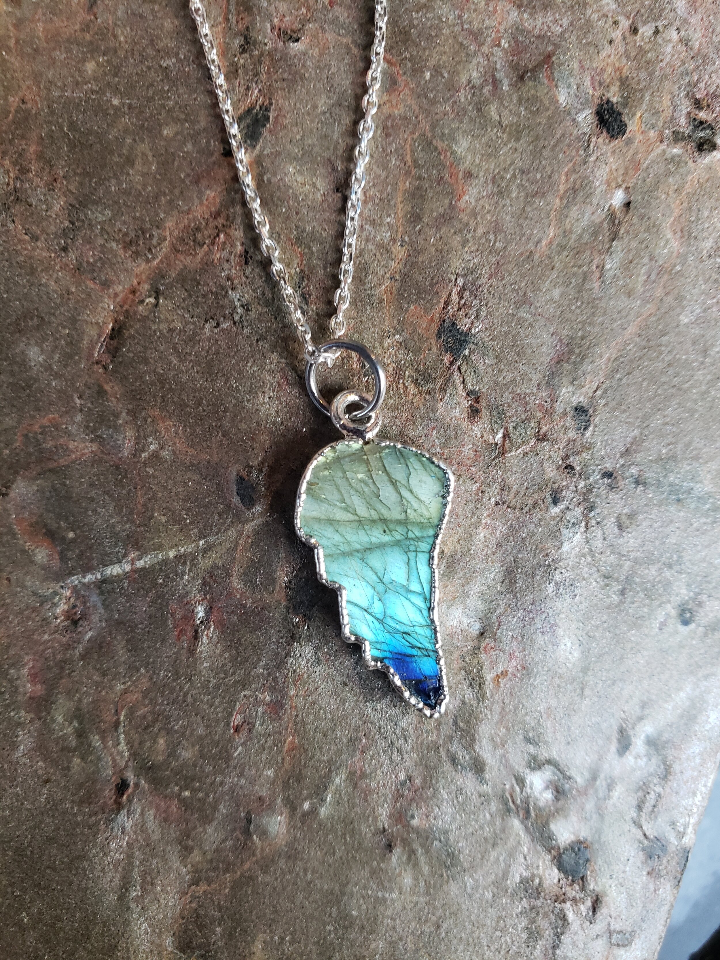 LABRADORITE ANGEL WING