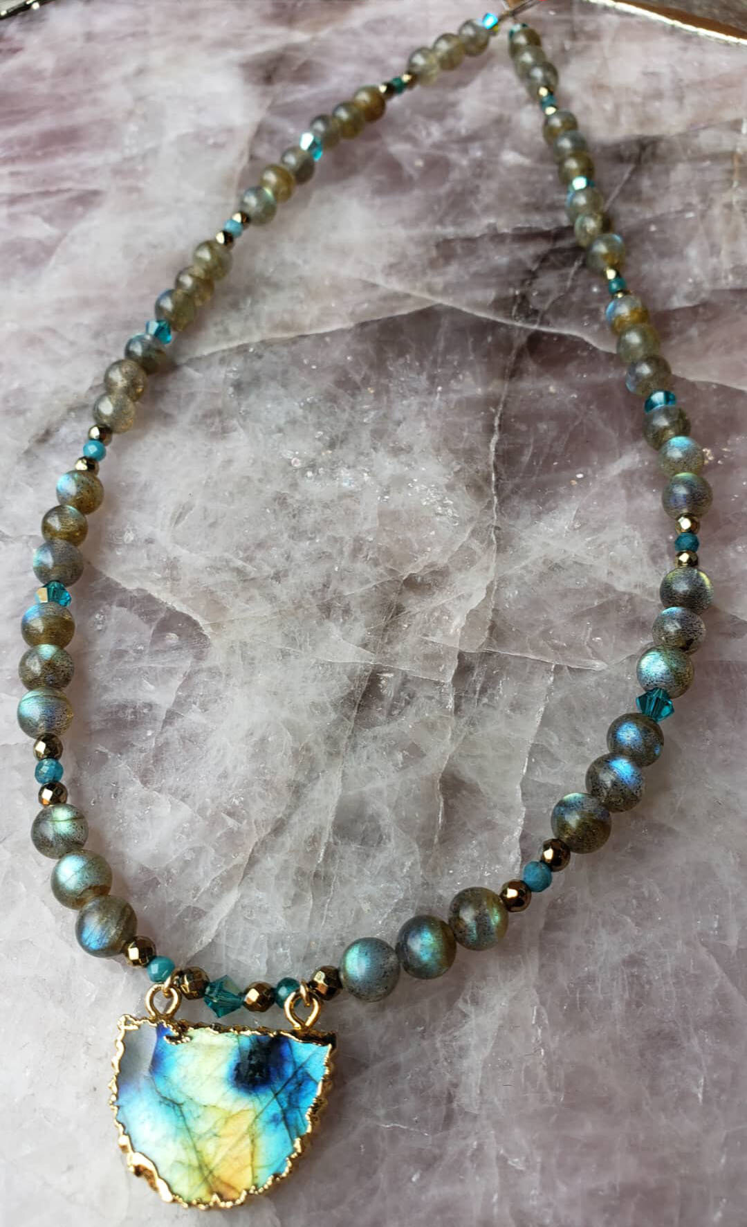 LABRADORITE APATITE DELIGHT