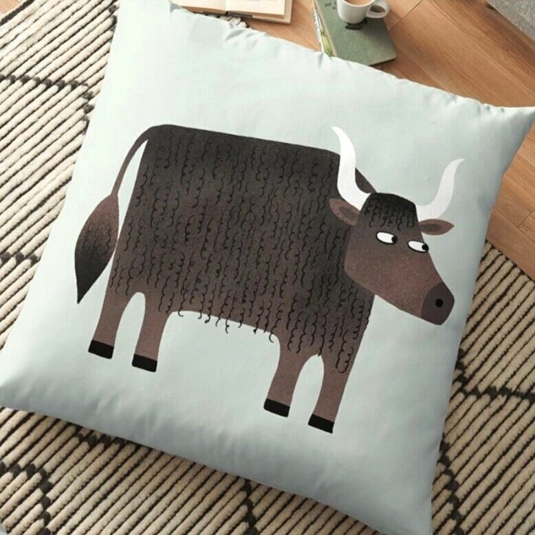 Bull cushion