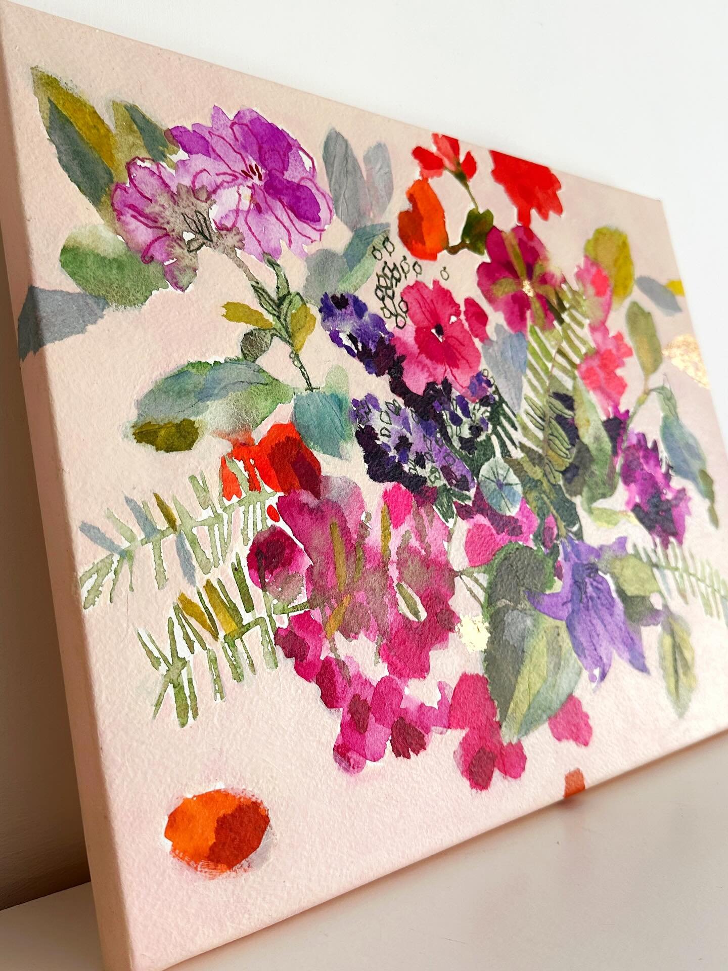 Coming up. A collection of floral paintings on canvas. This is the first. Second one on its way. 

#canvasartwork #floralartwork #abstractfloral #watercolorflorals #loosewatercolorflowers