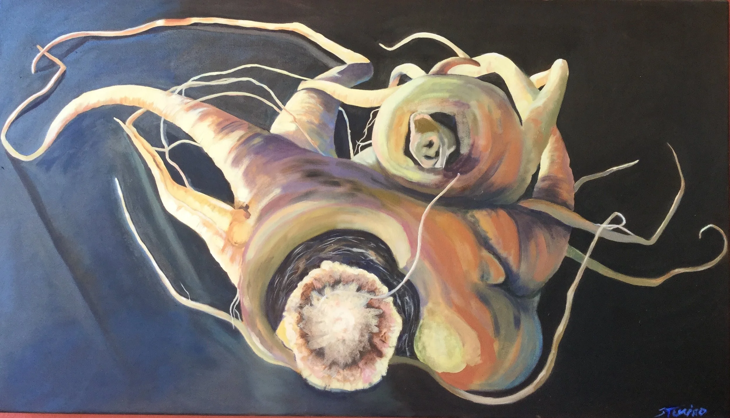  Entanglements Oil on Canvas 42” x 24”  
