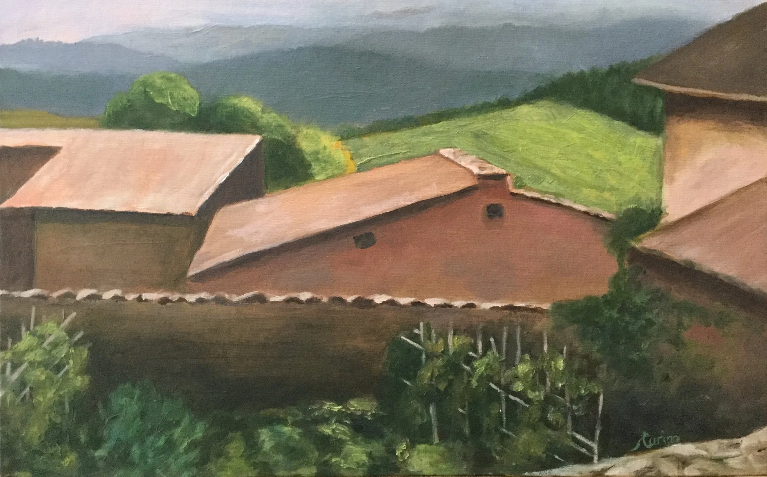  Capriano Orto Oil on Paper 12” x 16” SOLD 