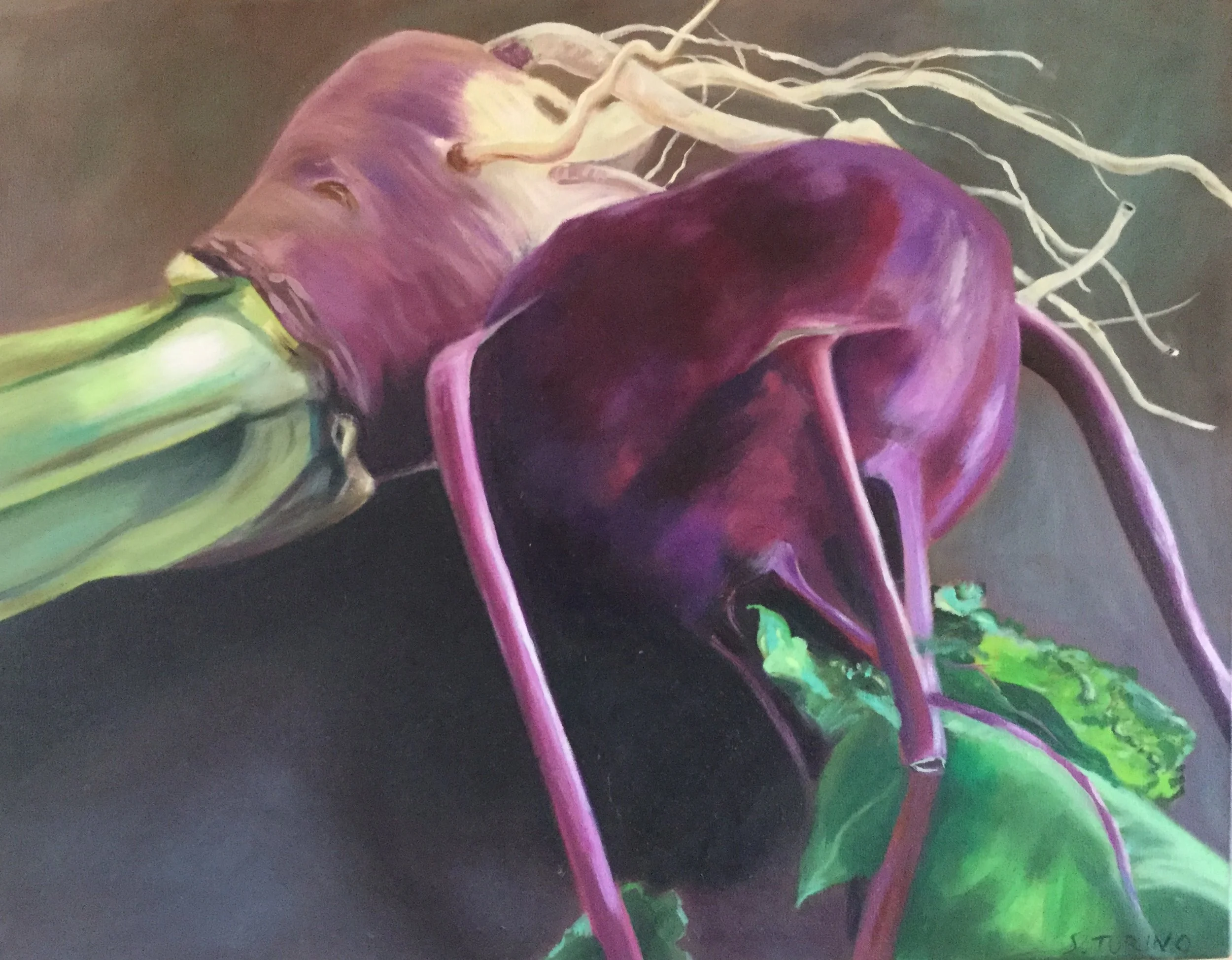  So Happy Together Oil on Canvas 14” x 18”  