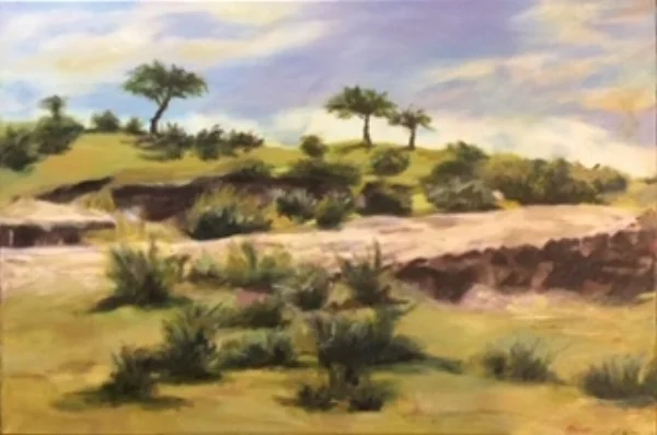  Camino de Guanajuato Oil on Canvas 90 x 60 cm  24” x 36 “ 