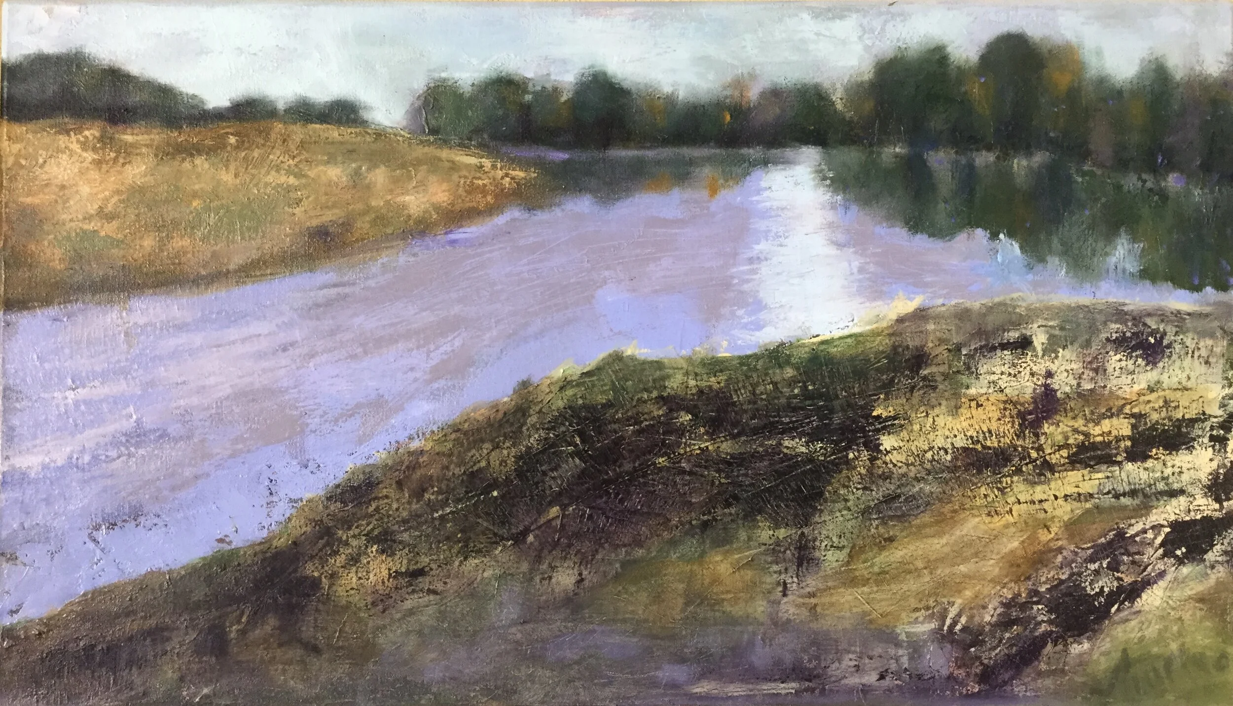  La Laja Oil on Canvas 27.5” x 15.5” 