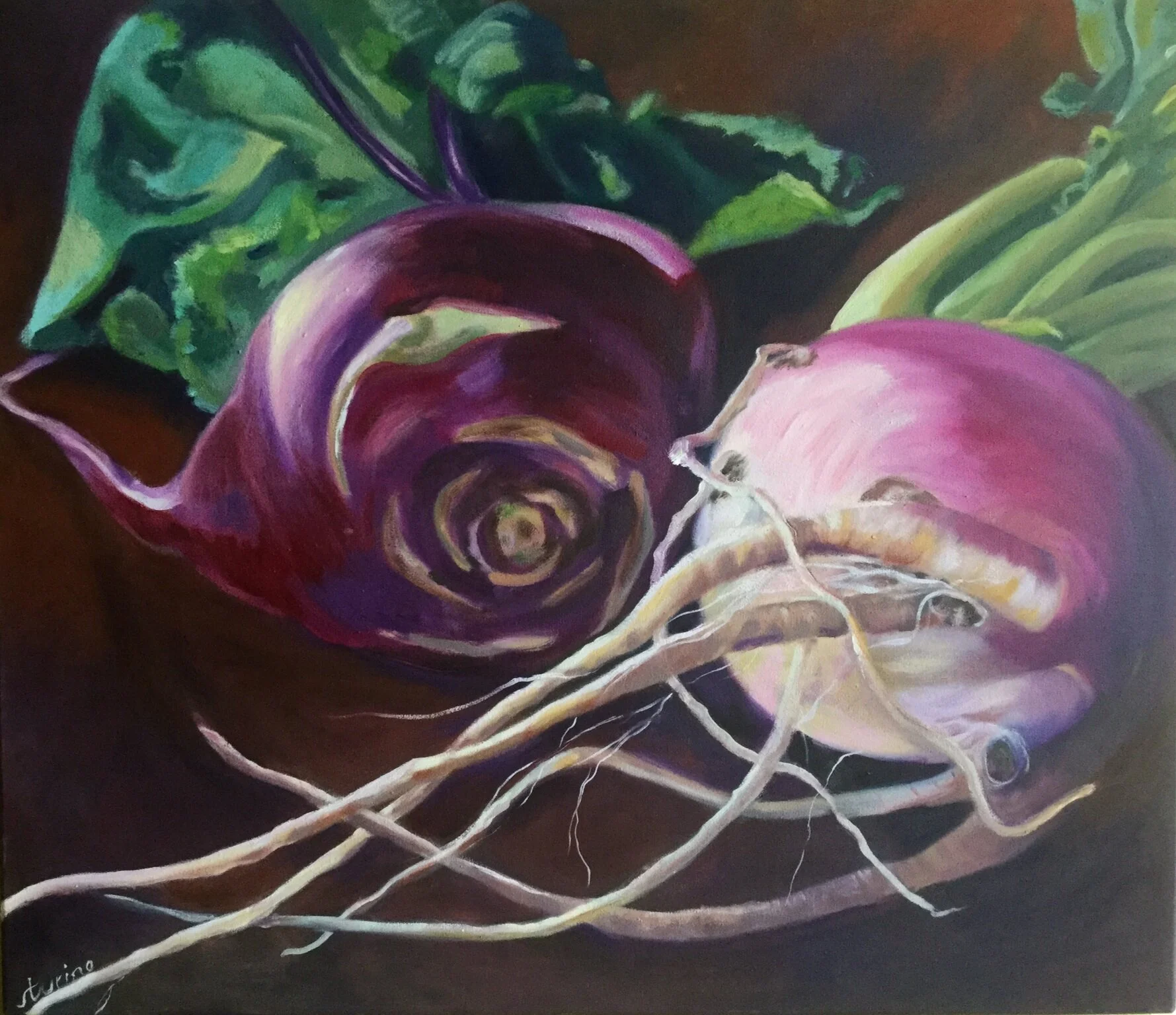  Deeply Rooted Oil on Canvas 27” x 24”  