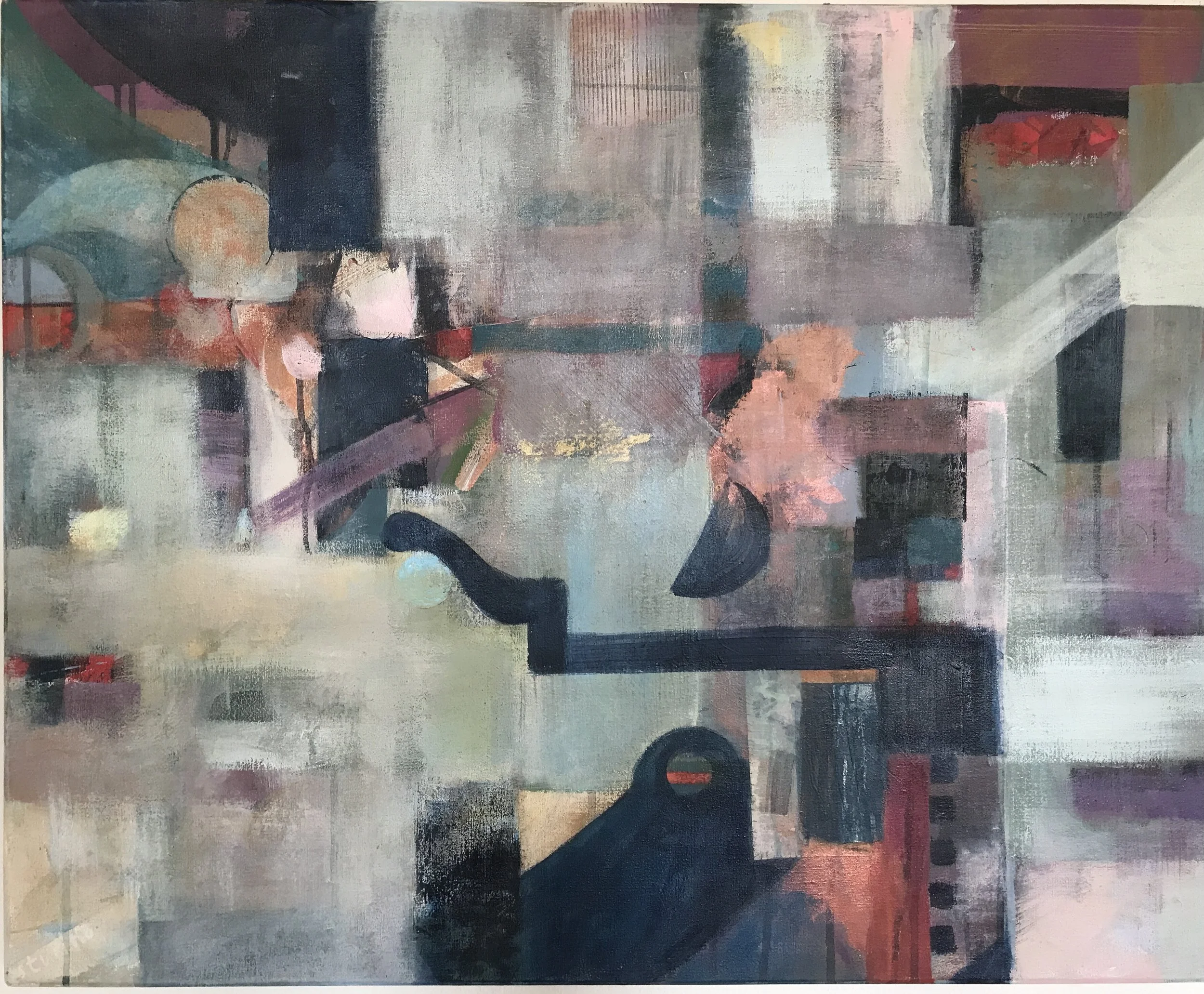  Fantom Acrylic on Canvas 30” x 24”, 2020 